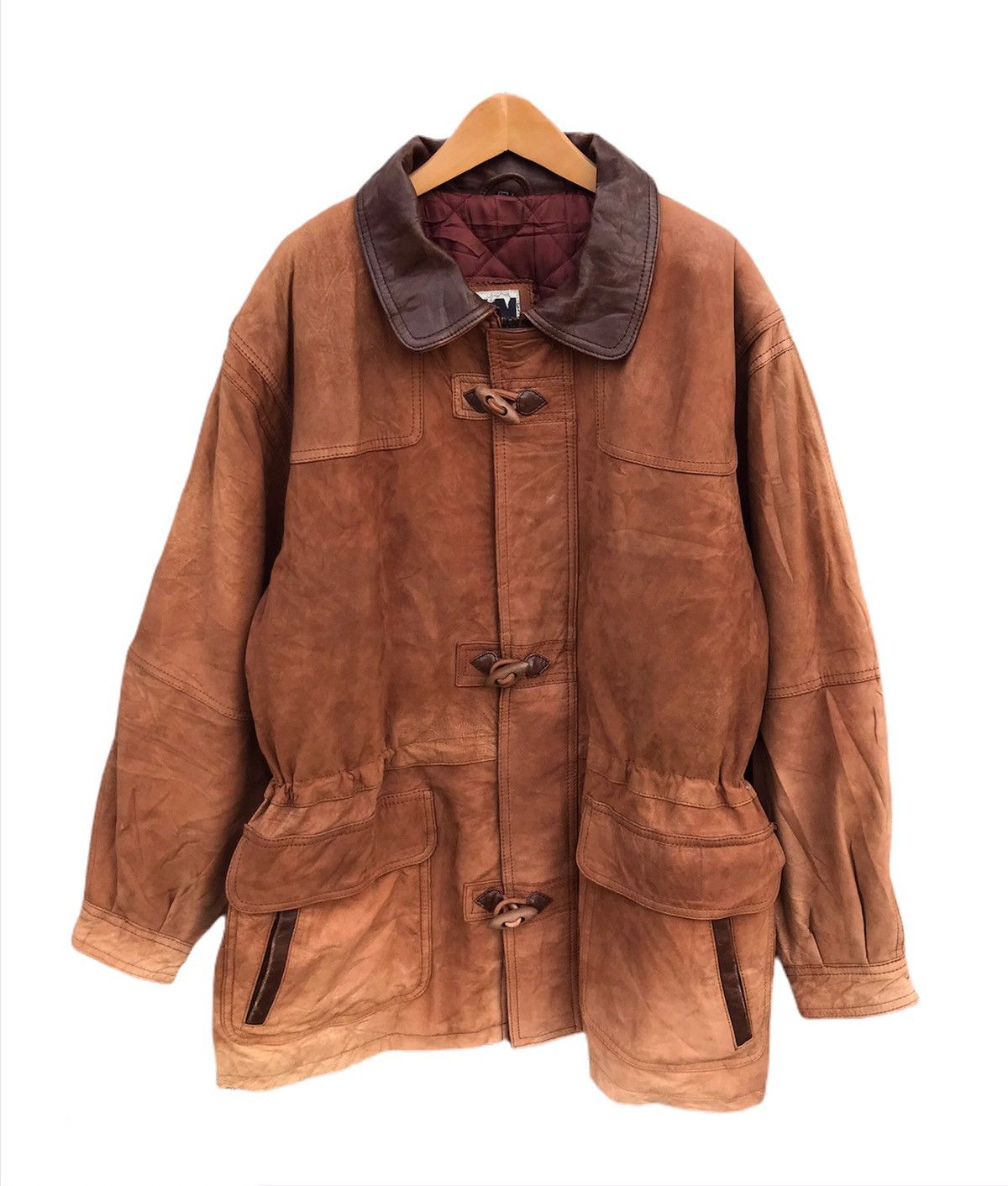 Kansai Yamamoto Vintage Kansai Man Kansai Yamamoto leather jacket Size US L / EU 52-54 / 3 - 3 Thumbnail