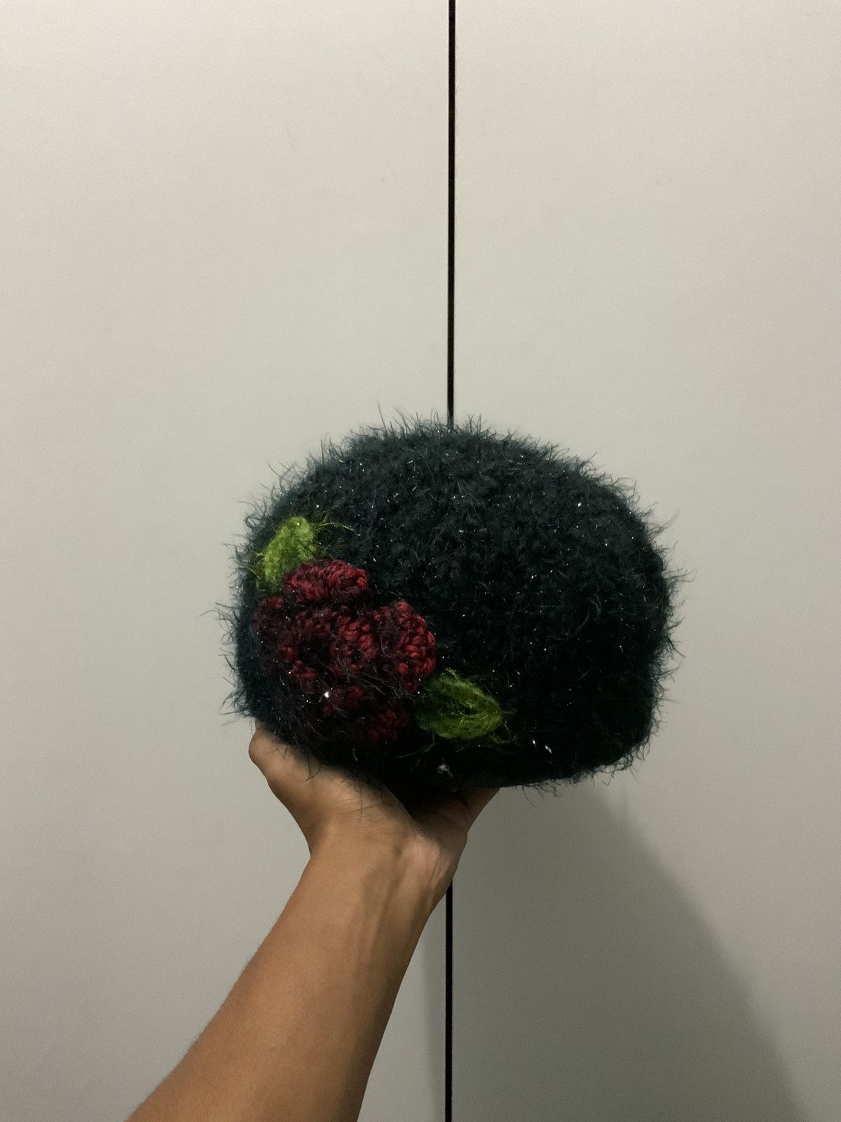 If Six Was Nine Mohair Flower Art Hat Size ONE SIZE - 1 Thumbnail
