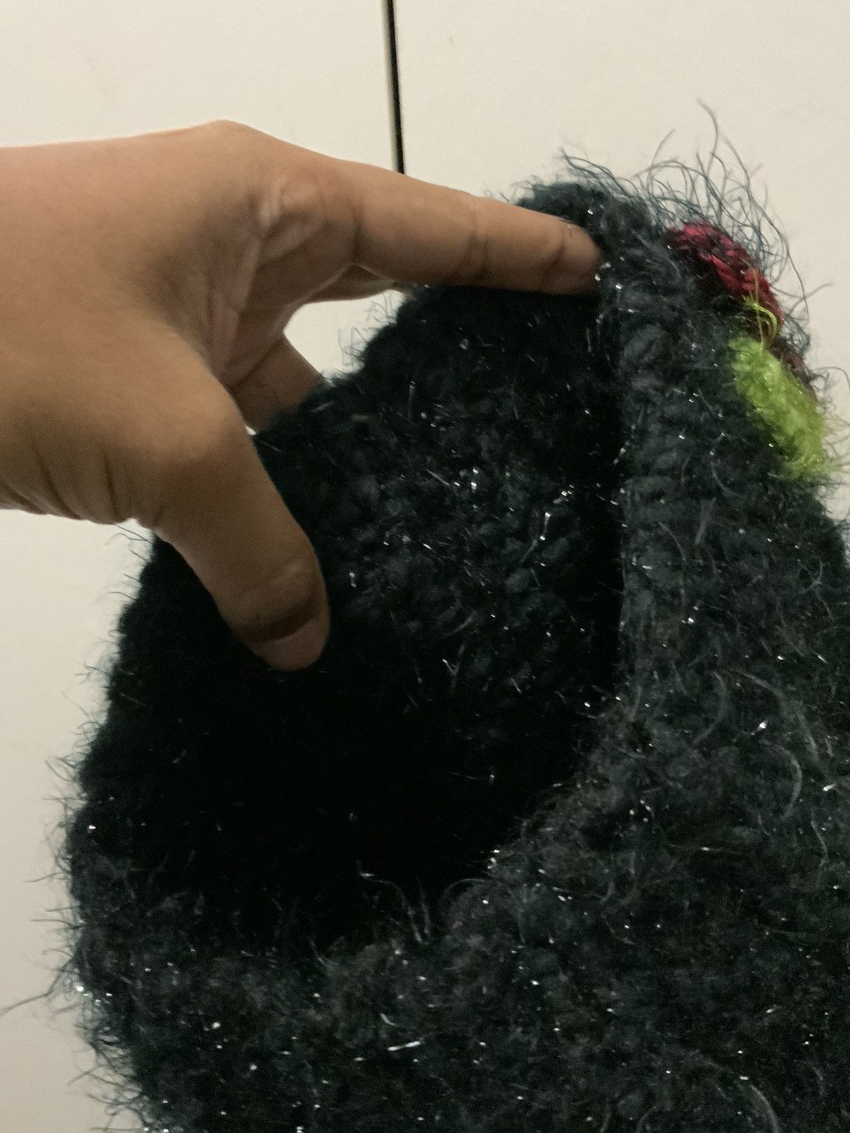 If Six Was Nine Mohair Flower Art Hat Size ONE SIZE - 9 Thumbnail
