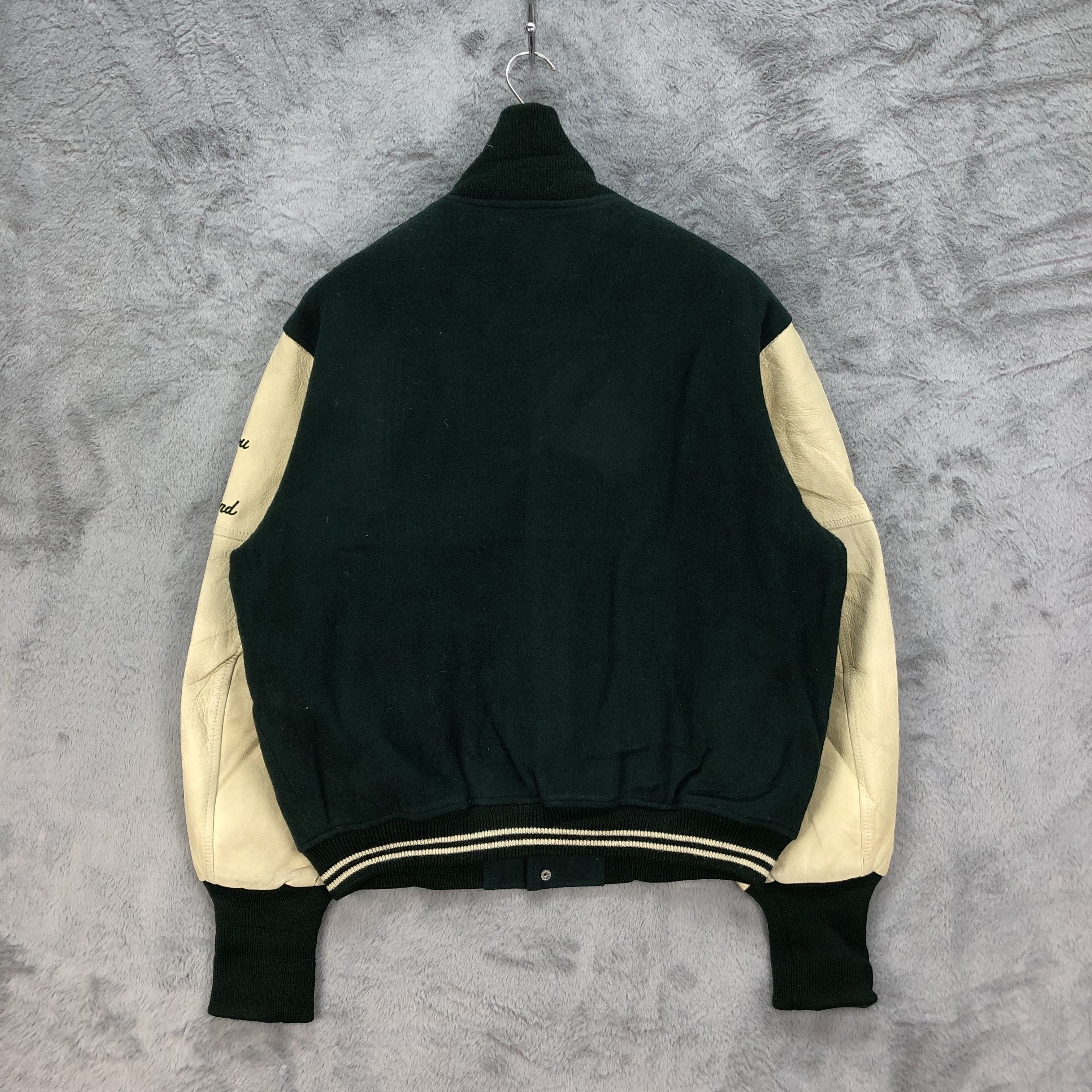 Macbeth Vintage Mac Beth Wool Leather Varsity Jacket #4844-173 Size US M / EU 48-50 / 2 - 10 Thumbnail