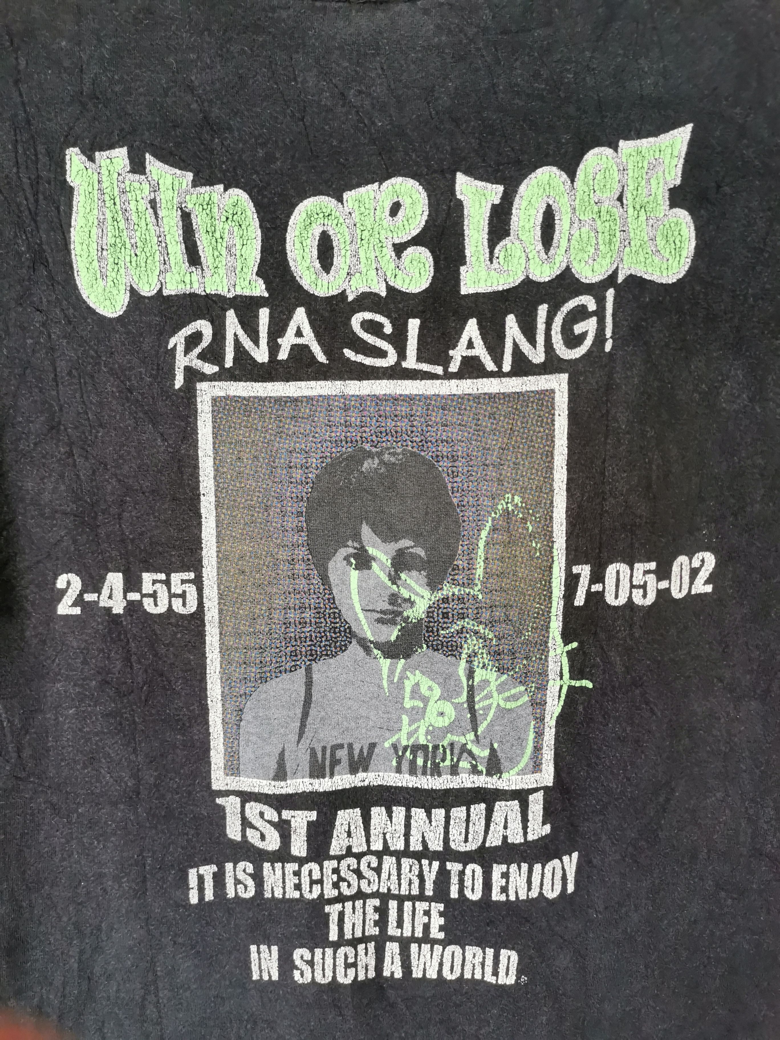 Japanese Brand × Seditionaries × Vintage RNA Slang Win or Lose Tshirt Size US L / EU 52-54 / 3 - 4 Thumbnail