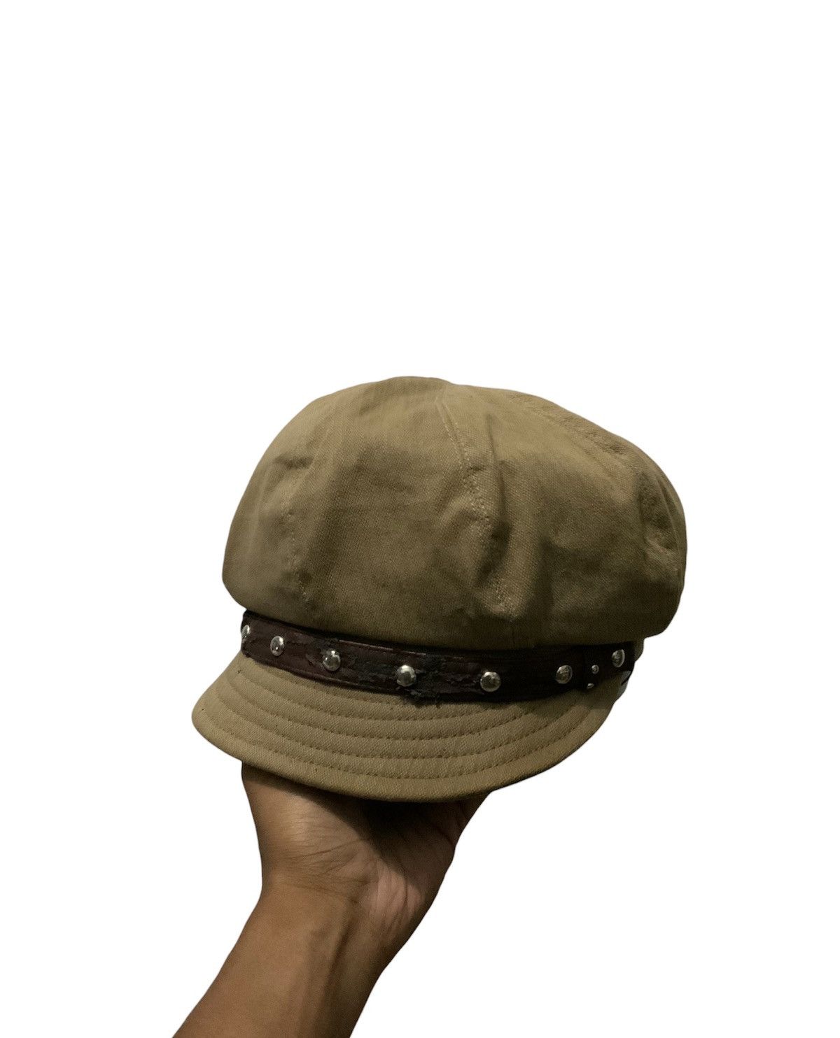 Japanese Brand Newsboy Brown Retro Vintage Hat Size ONE SIZE - 2 Thumbnail