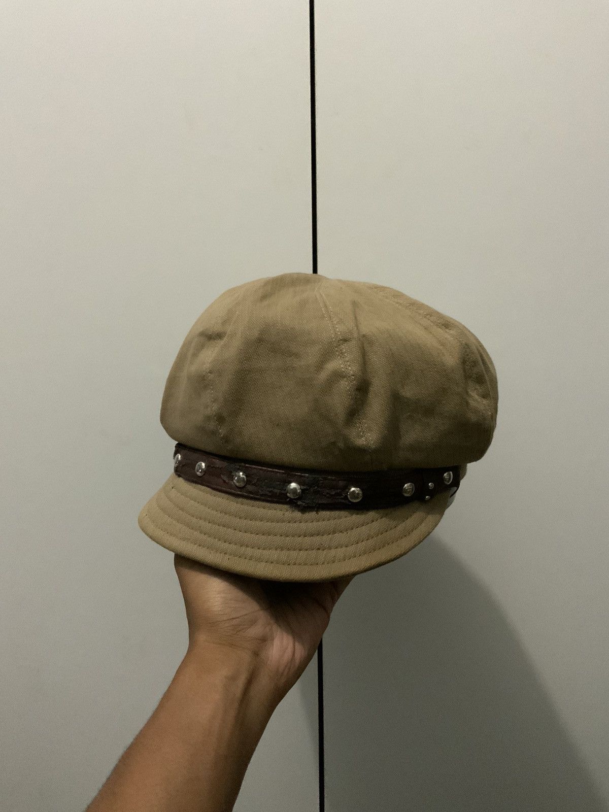 Japanese Brand Newsboy Brown Retro Vintage Hat Size ONE SIZE - 3 Thumbnail