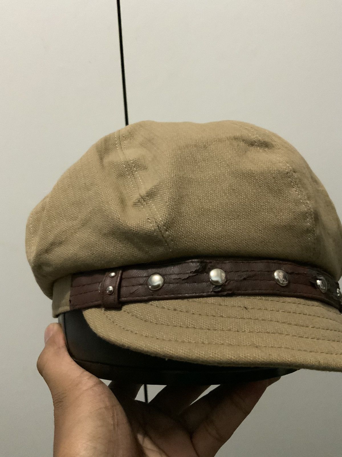 Japanese Brand Newsboy Brown Retro Vintage Hat Size ONE SIZE - 7 Thumbnail