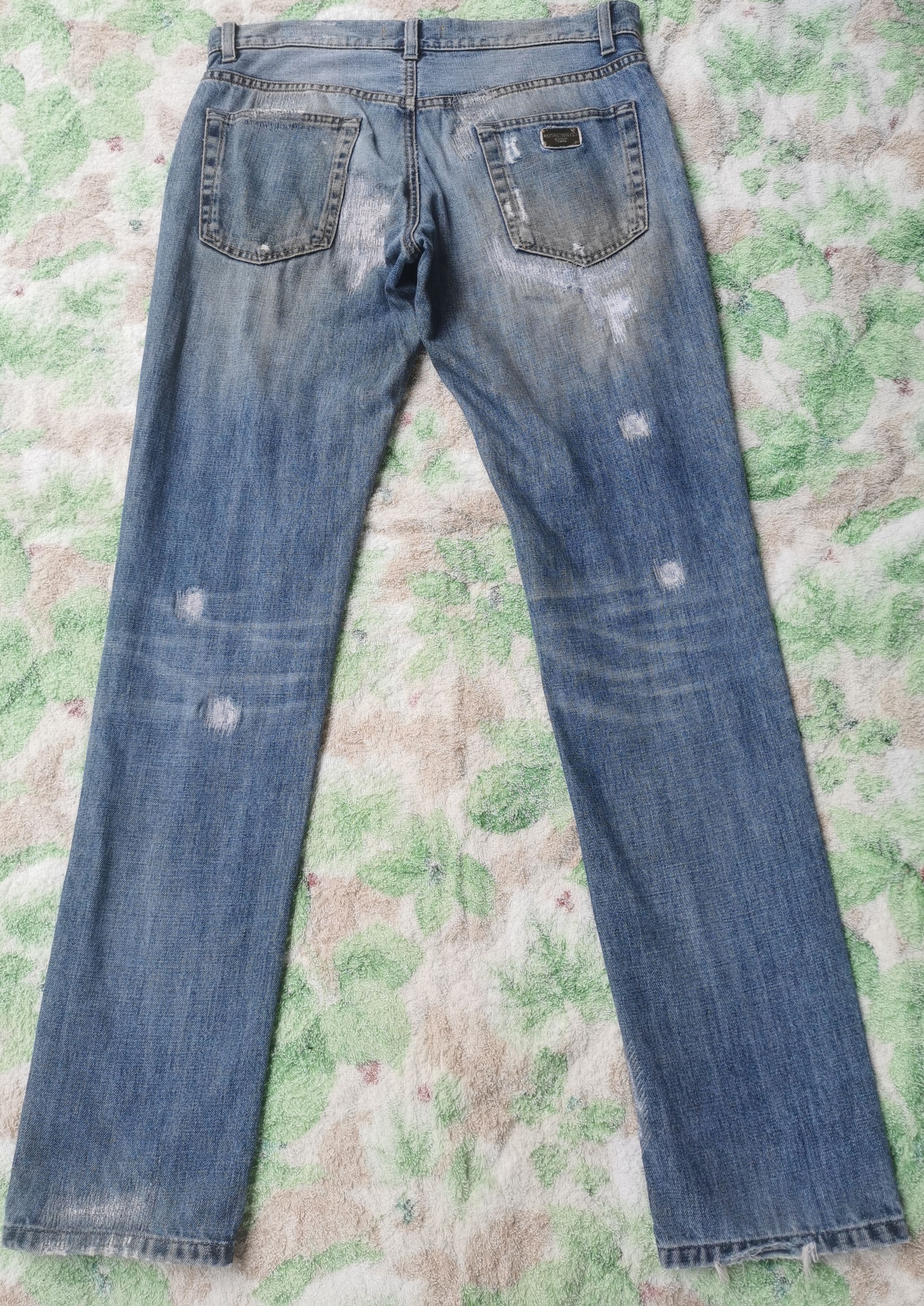 Dolce & Gabbana Dolce & Gabbana Ripped Jeans Size US 34 / EU 50 - 2 Thumbnail