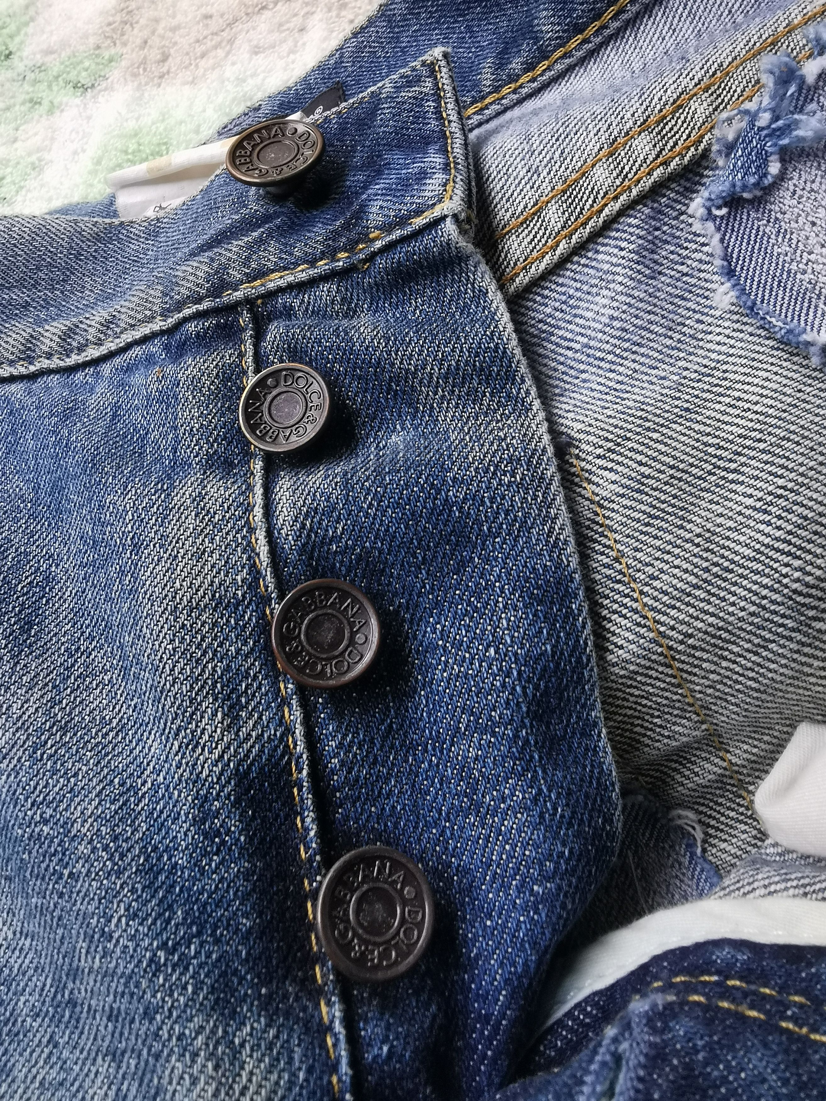 Dolce & Gabbana Dolce & Gabbana Ripped Jeans Size US 34 / EU 50 - 10 Thumbnail