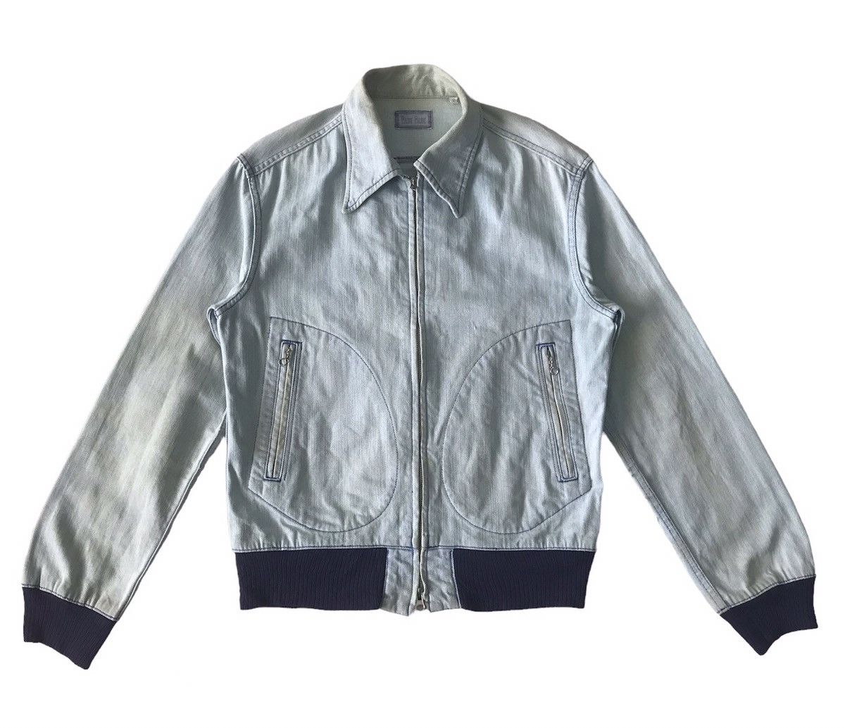 image of Blue Blue Japan Blue Blue Denim Like Jacket, Men's (Size Medium)