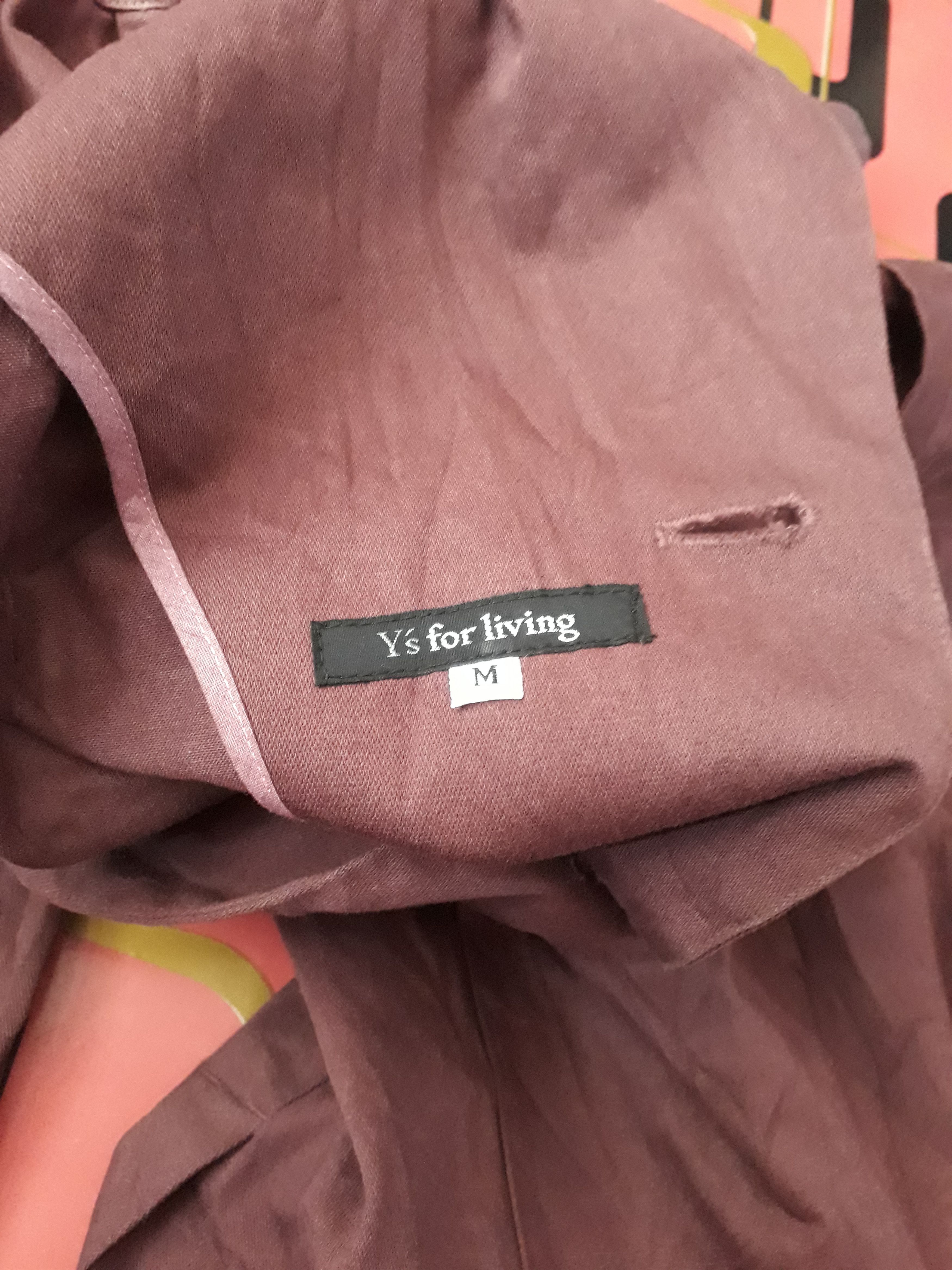 Yohji Yamamoto Vintage Y's For Living Jacket/Coats Size US S / EU 44-46 / 1 - 5 Thumbnail