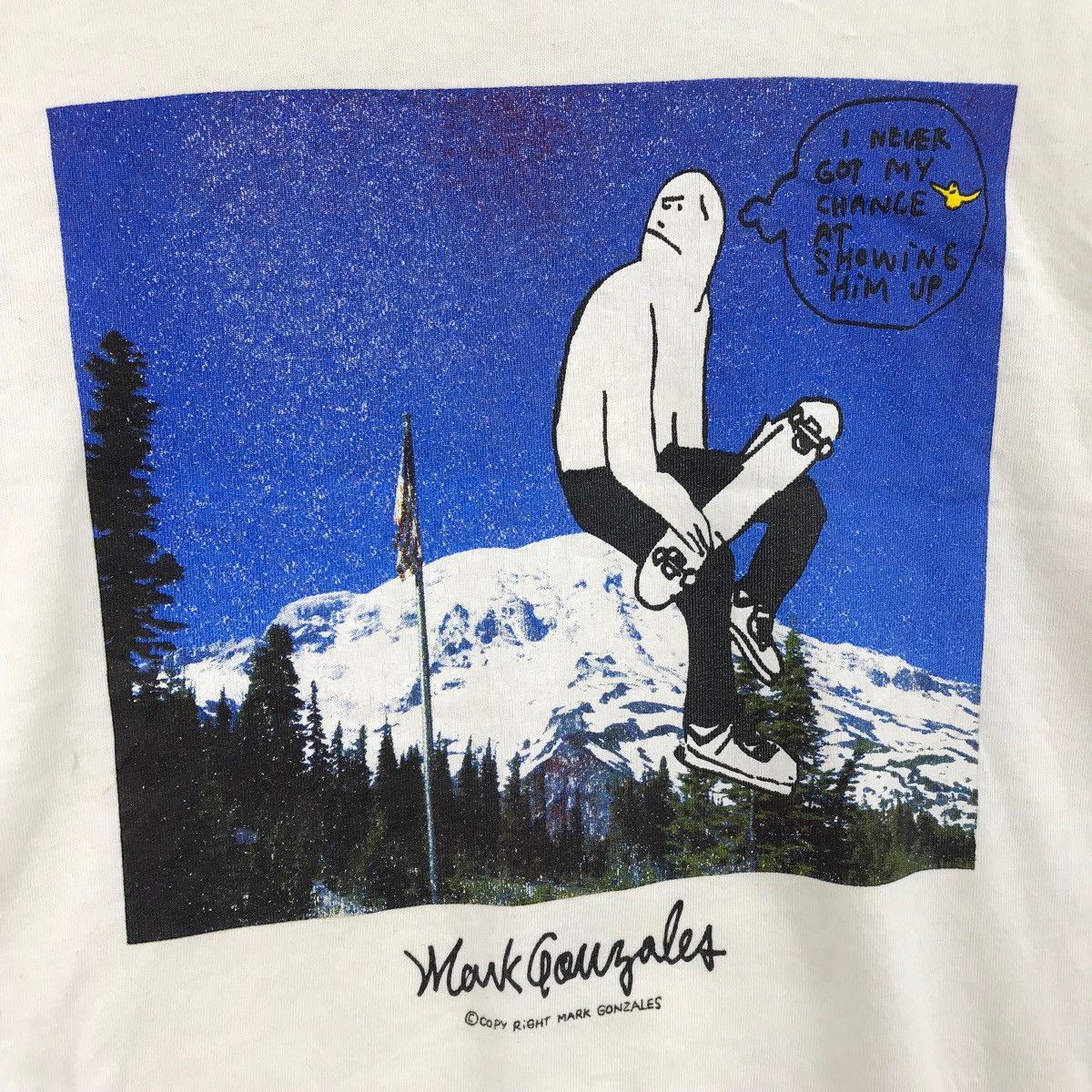 Vintage Vintage MARK GONZALES SKATE Skateboards Streetwear T-Shirts Size US L / EU 52-54 / 3 - 5 Thumbnail