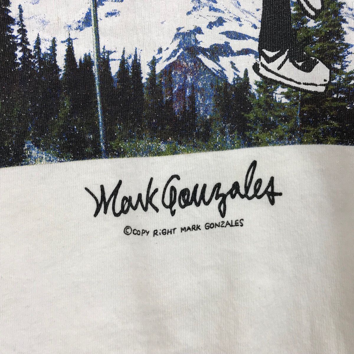 Vintage Vintage MARK GONZALES SKATE Skateboards Streetwear T-Shirts Size US L / EU 52-54 / 3 - 4 Thumbnail
