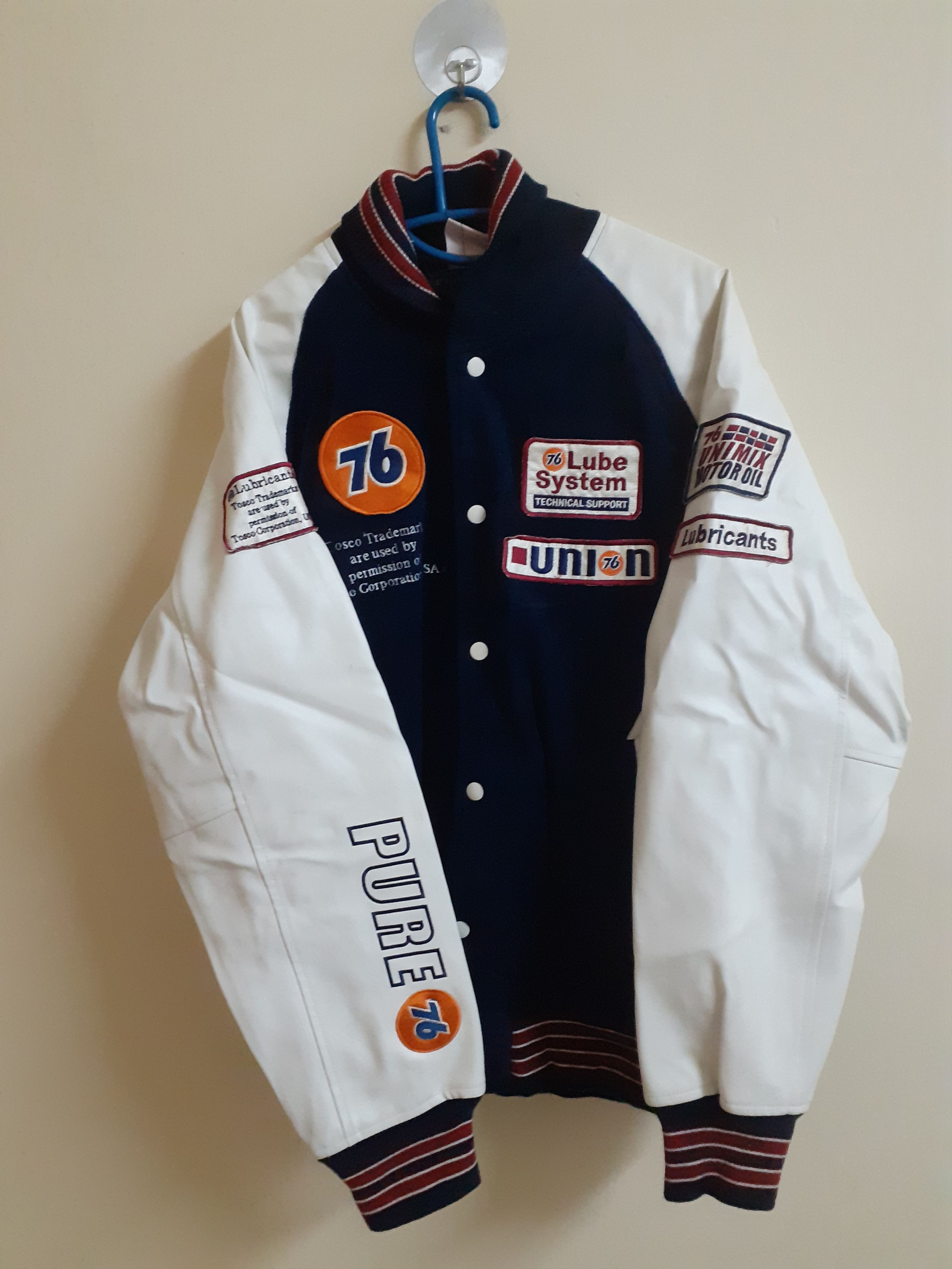 Other Union 76 Lubricants Embroidery Varsity Jacket Size US L / EU 52-54 / 3 - 3 Thumbnail