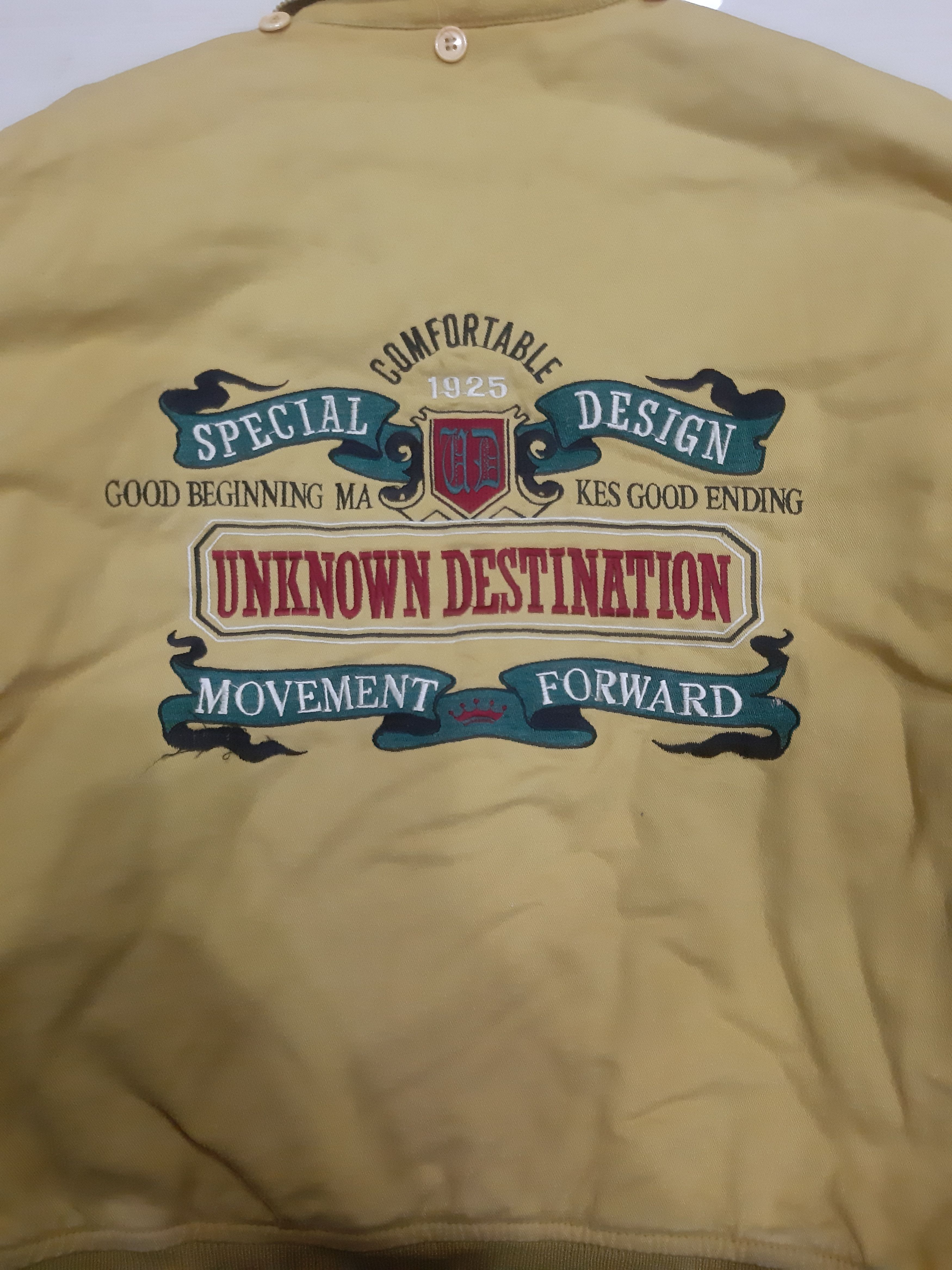 Vintage True Vintage Authentic Unknown Destination Bomber Jacket Size US M / EU 48-50 / 2 - 4 Thumbnail