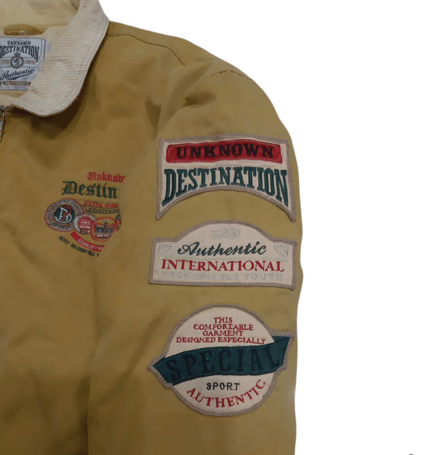 Vintage True Vintage Authentic Unknown Destination Bomber Jacket Size US M / EU 48-50 / 2 - 3 Thumbnail