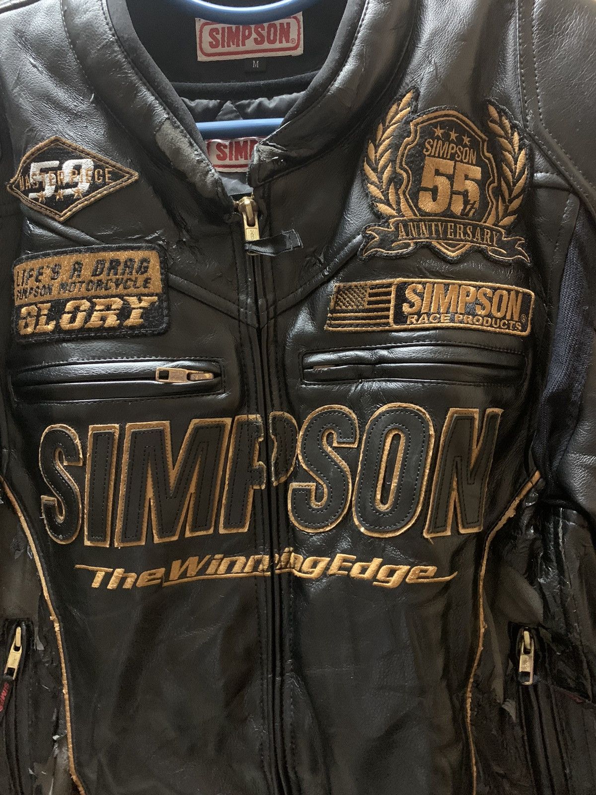 Other Simpson 55 Anniversary Nice Motorcycle Jacket Size US M / EU 48-50 / 2 - 16 Thumbnail