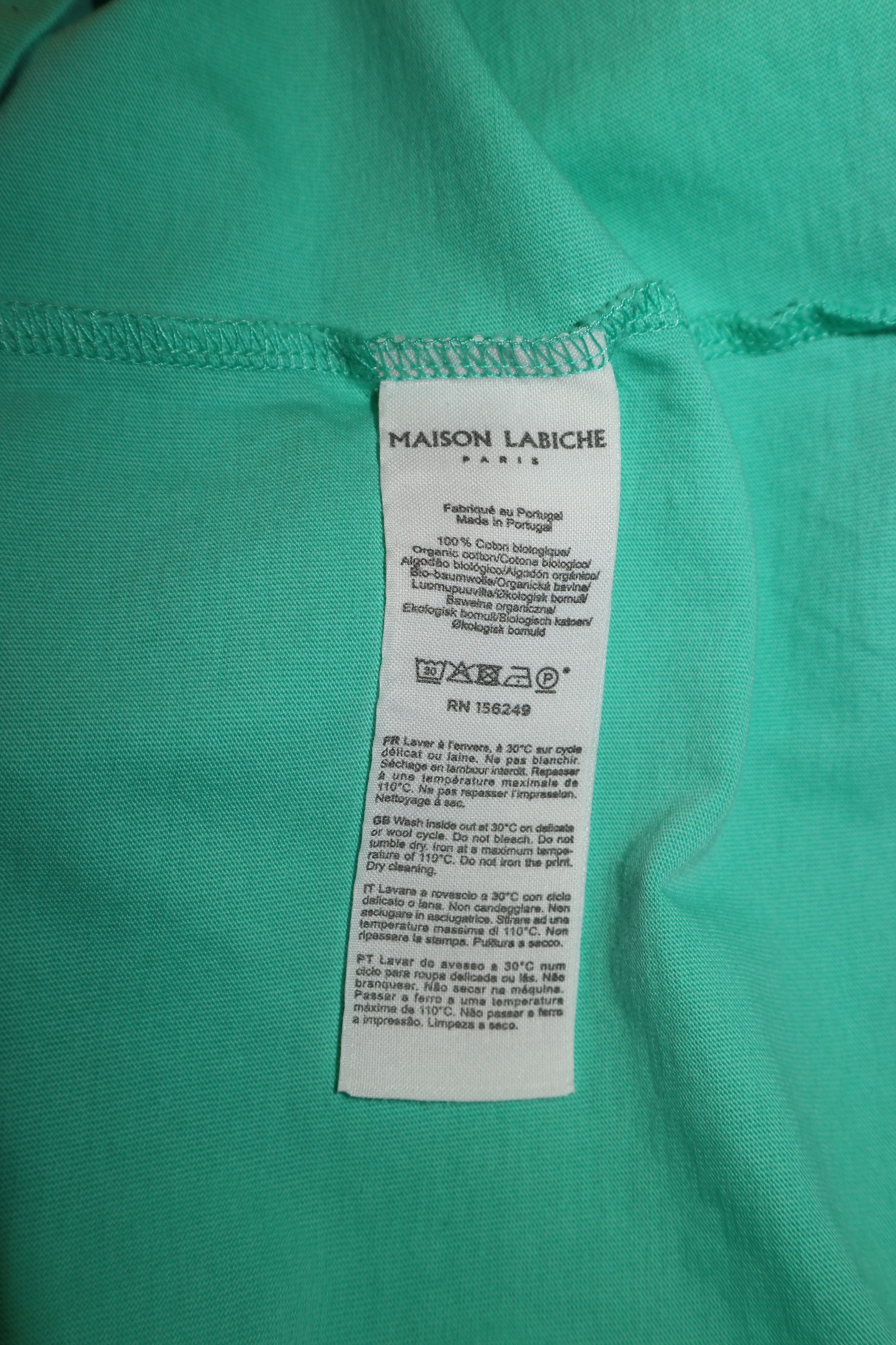 Maison Labiche "Carpe Diem" embroidered t-shirt Size US XXL / EU 58 / 5 - 8 Thumbnail