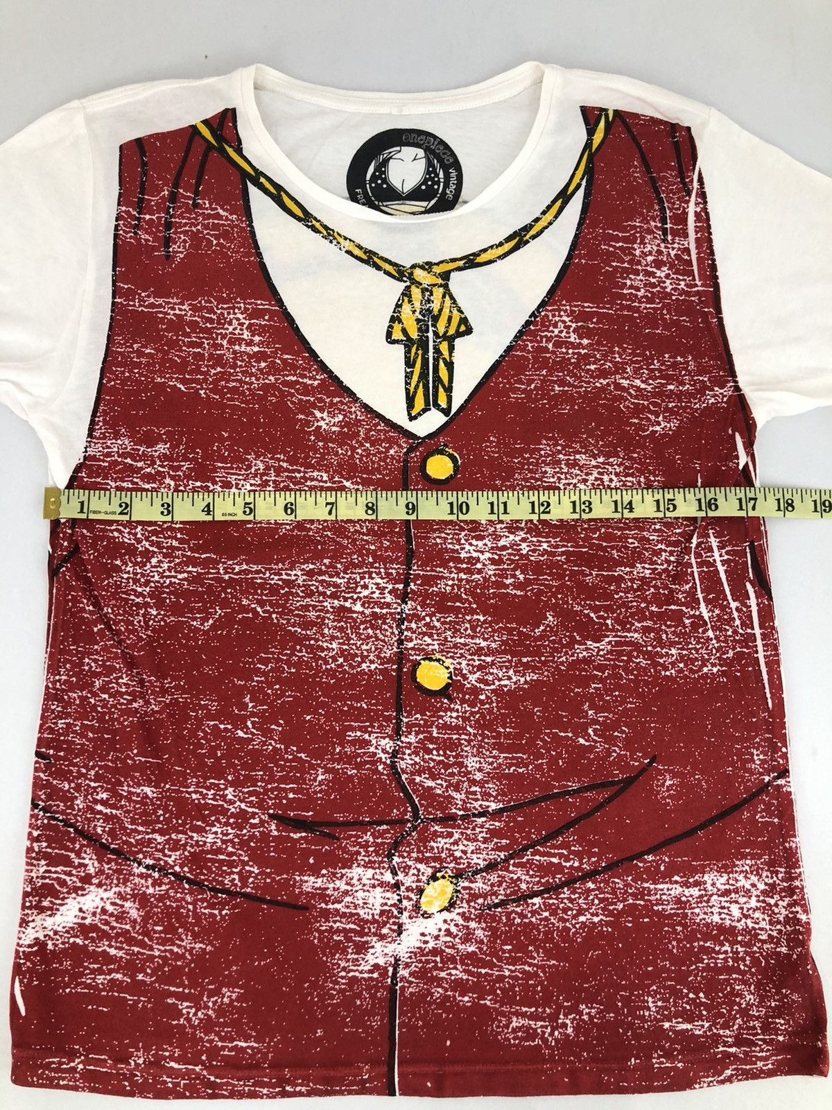 Anime Rare One Piece Monkey D Luffy Mugiwara Pirate Over Printed Size US M / EU 48-50 / 2 - 8 Thumbnail