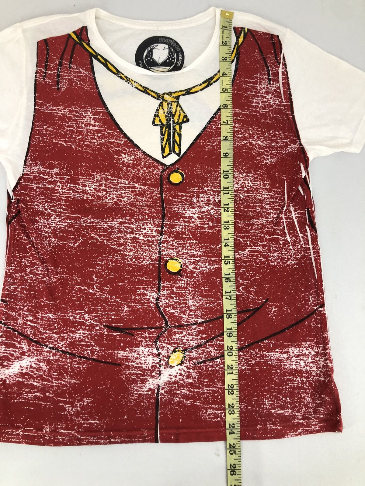 Anime Rare One Piece Monkey D Luffy Mugiwara Pirate Over Printed Size US M / EU 48-50 / 2 - 9 Thumbnail