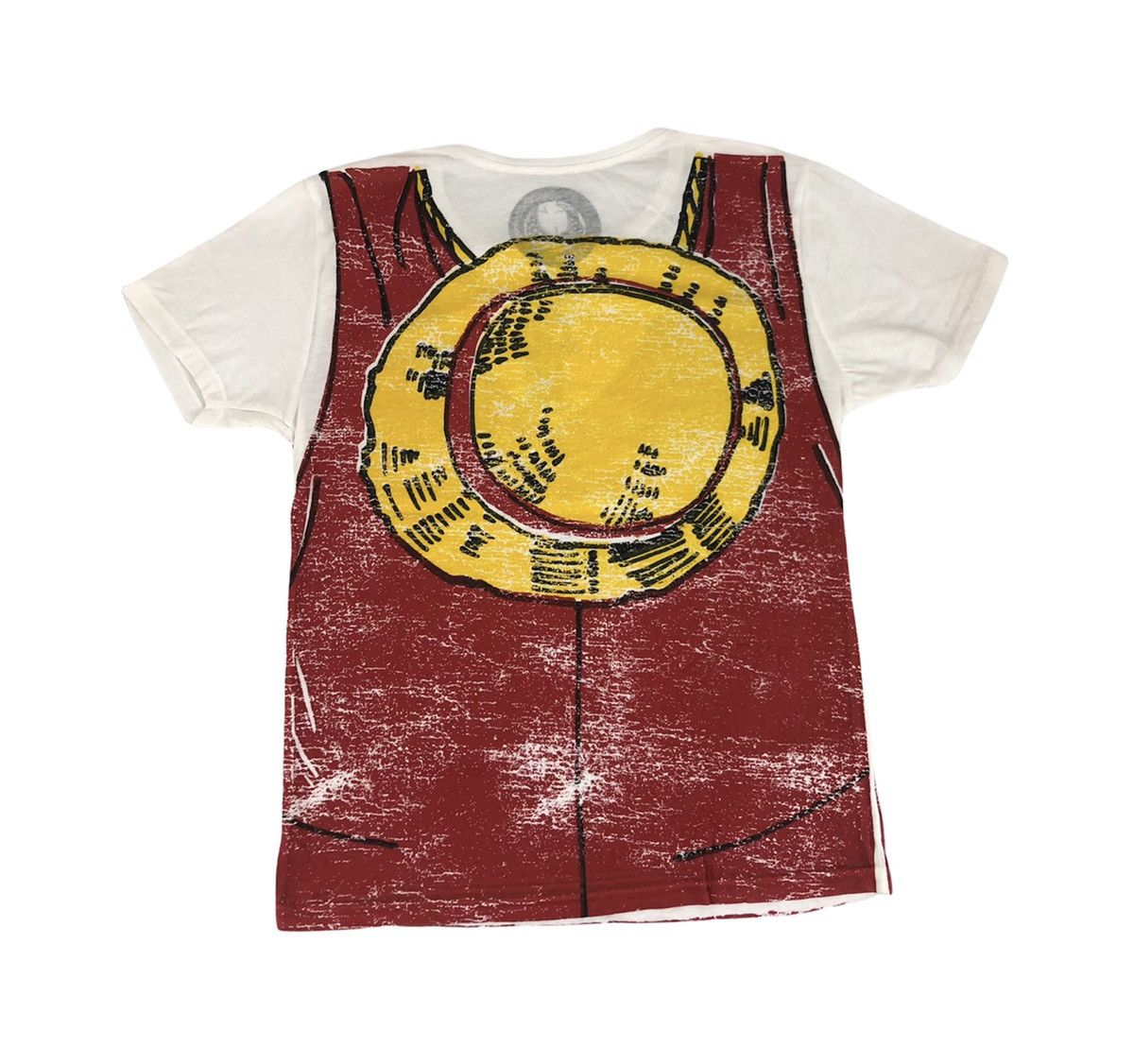 Anime Rare One Piece Monkey D Luffy Mugiwara Pirate Over Printed Size US M / EU 48-50 / 2 - 2 Thumbnail