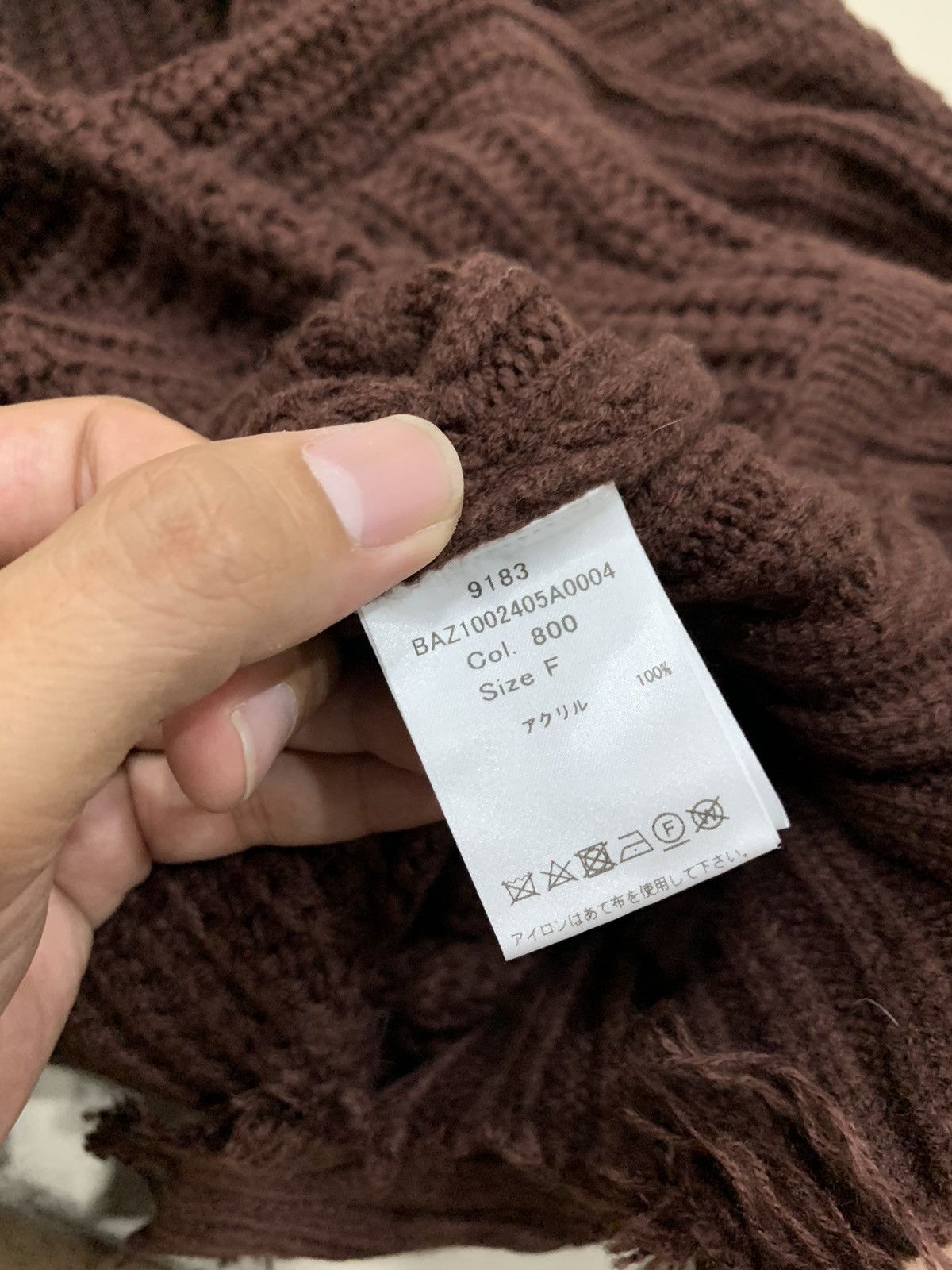 14th Addiction DESTROYED BARAK KNITWEAR OUTERWEAR JACKET Size US M / EU 48-50 / 2 - 9 Thumbnail