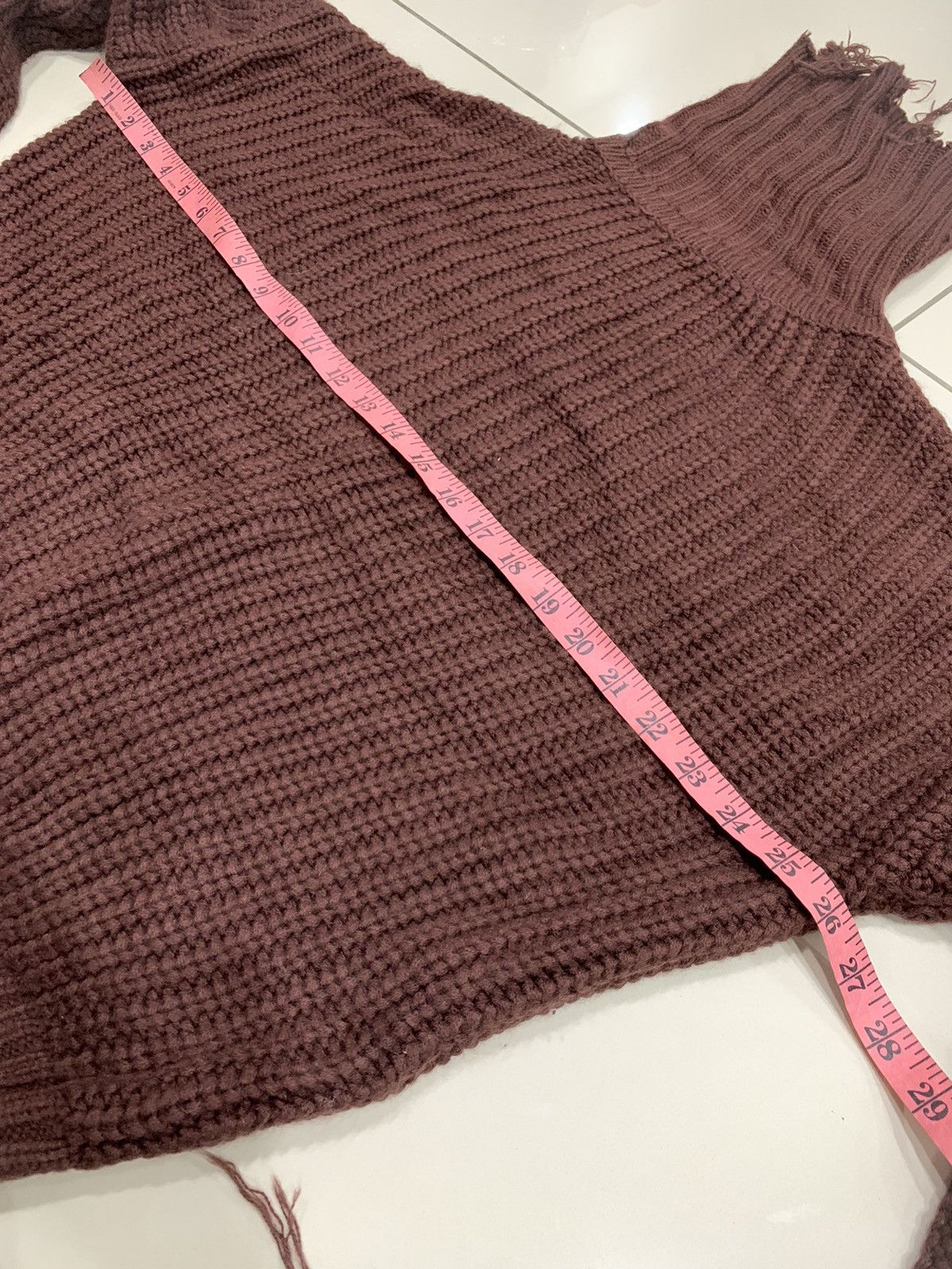 14th Addiction DESTROYED BARAK KNITWEAR OUTERWEAR JACKET Size US M / EU 48-50 / 2 - 4 Thumbnail