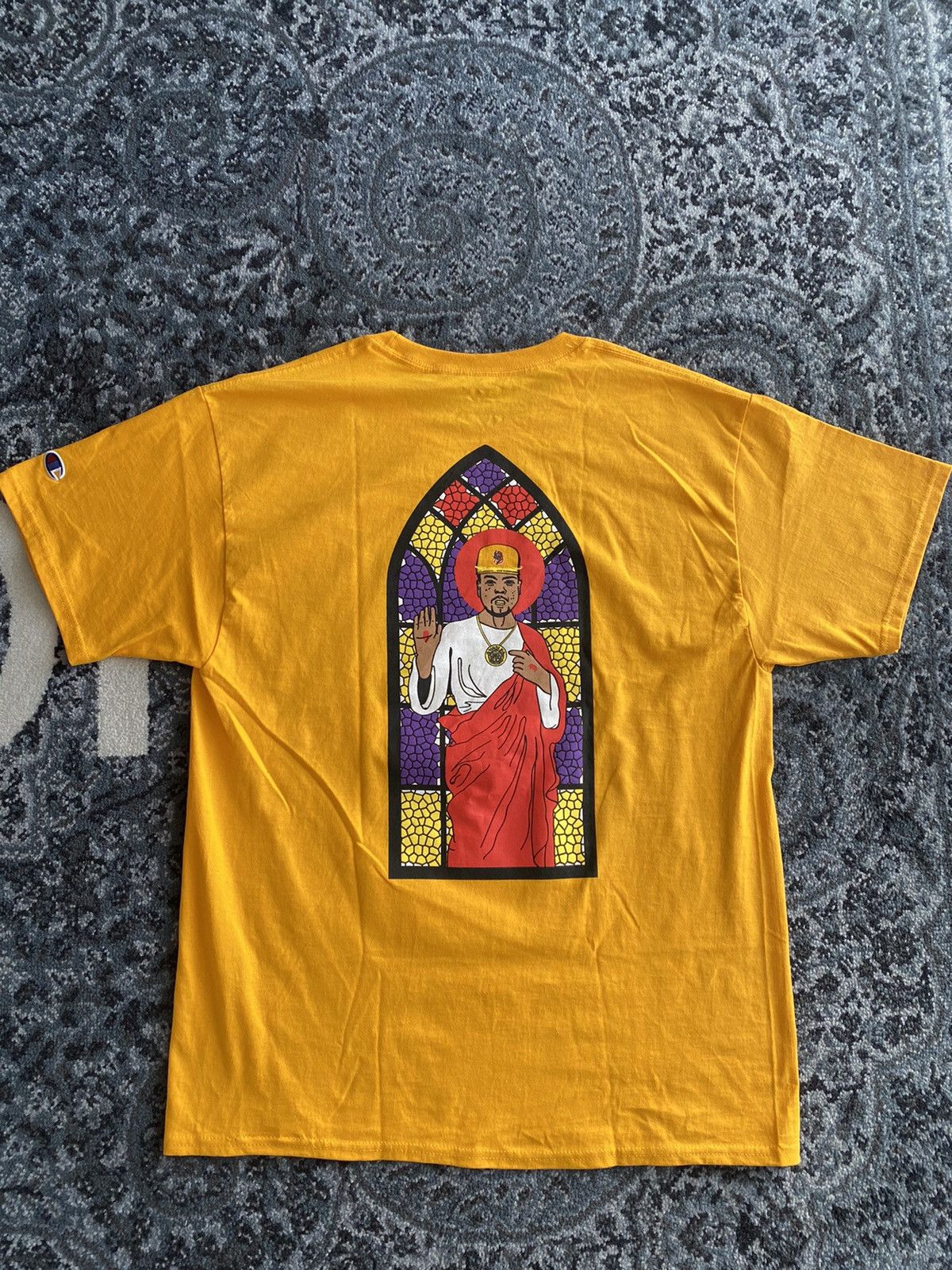 Champion Westside Gunn Flygod Is An Awesome God T Shirt Size US L / EU 52-54 / 3 - 6 Thumbnail