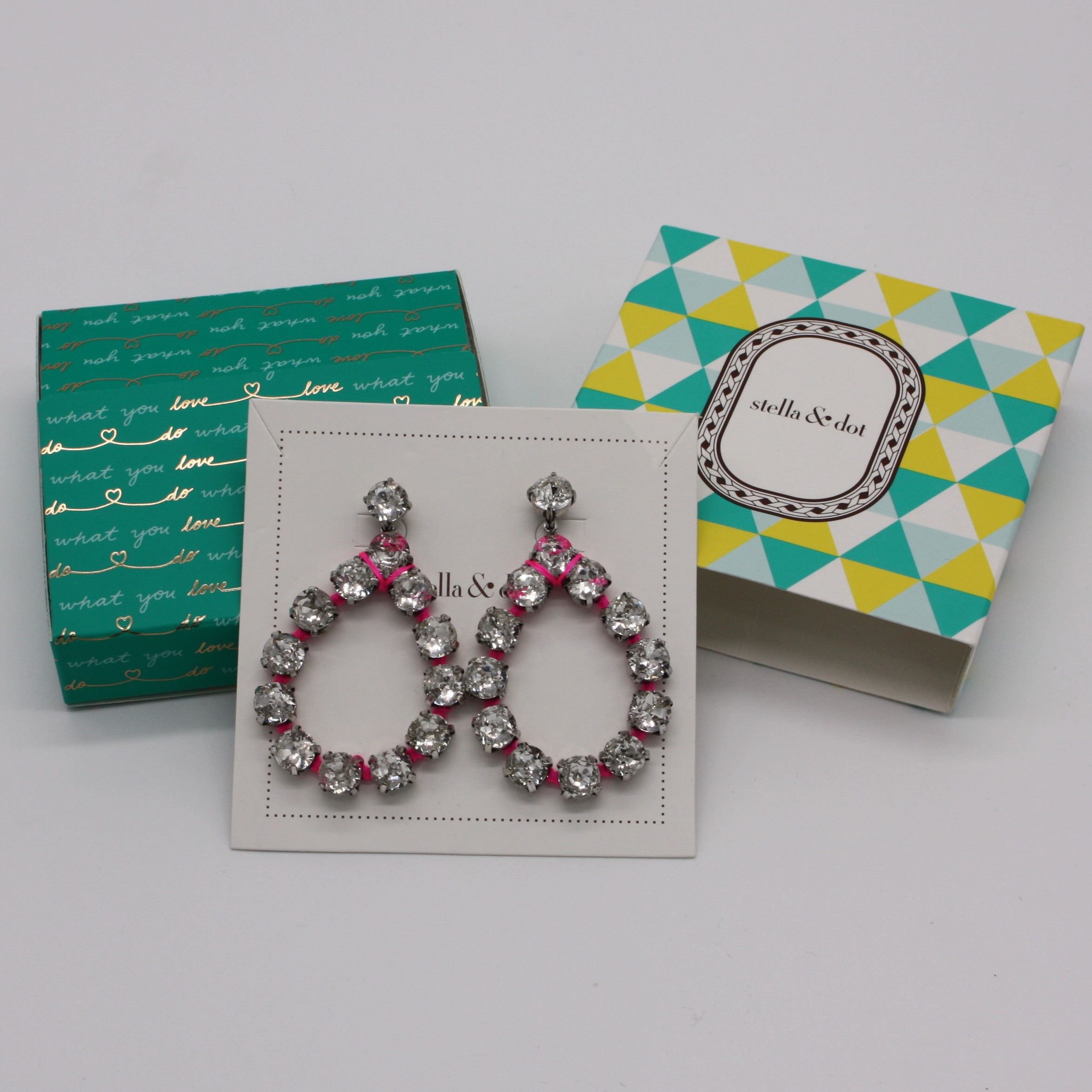 Stella & Dot Versatile 2 in 1 Neon Dreams Earrings