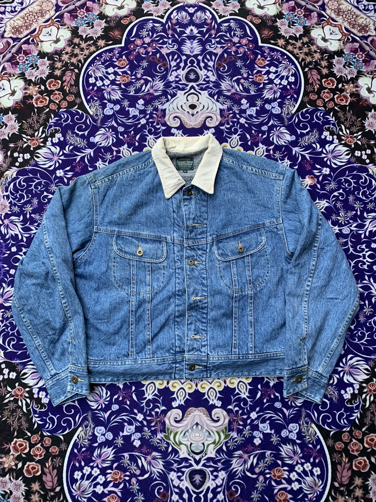 Japanese Brand Kearney House Denim Blanket Jacket Size US M / EU 48-50 / 2 - 1 Thumbnail