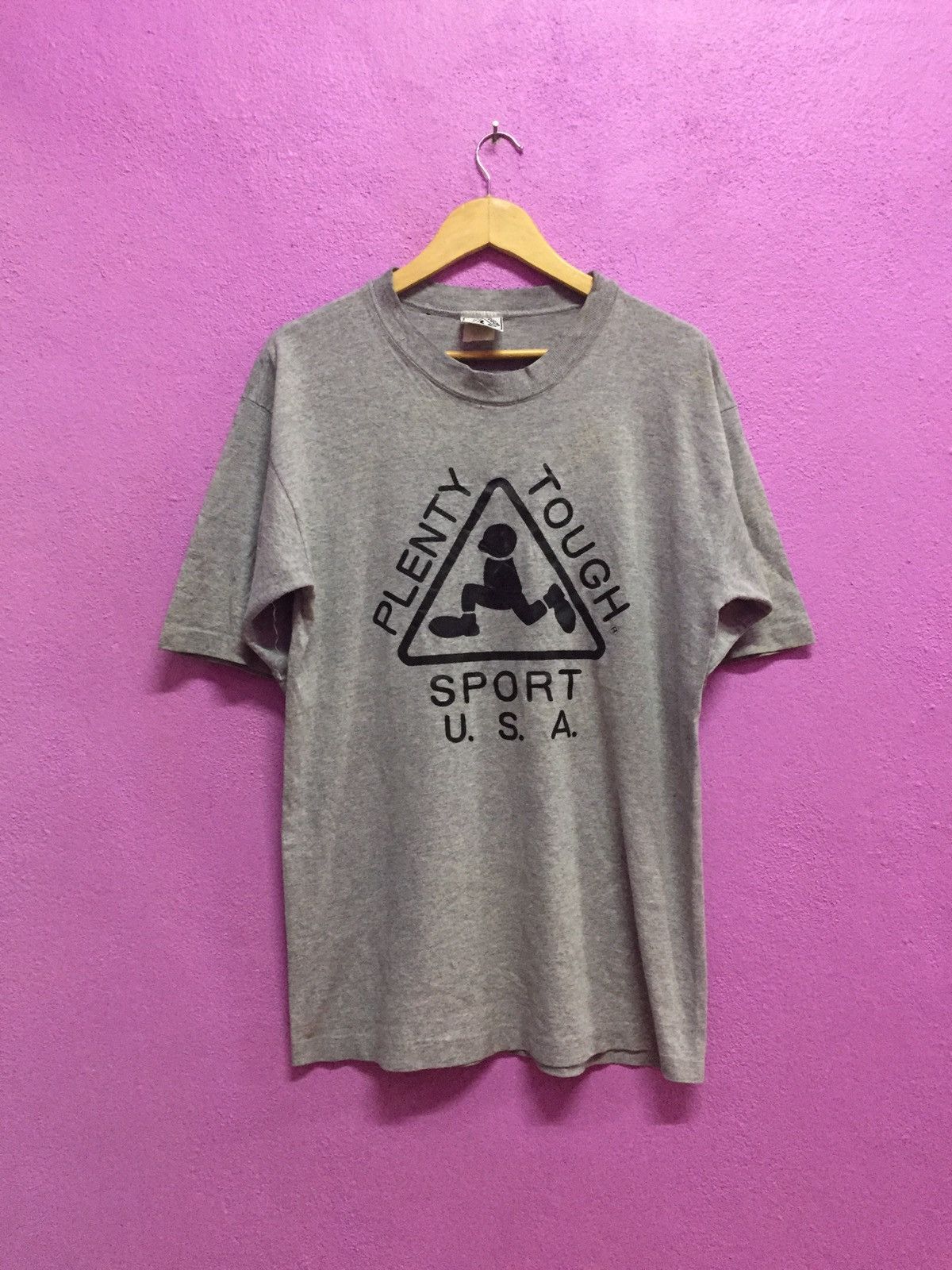 80s PLENTY ヴィンテージ U.S.A. TOUGH® Tシャツ ボロ