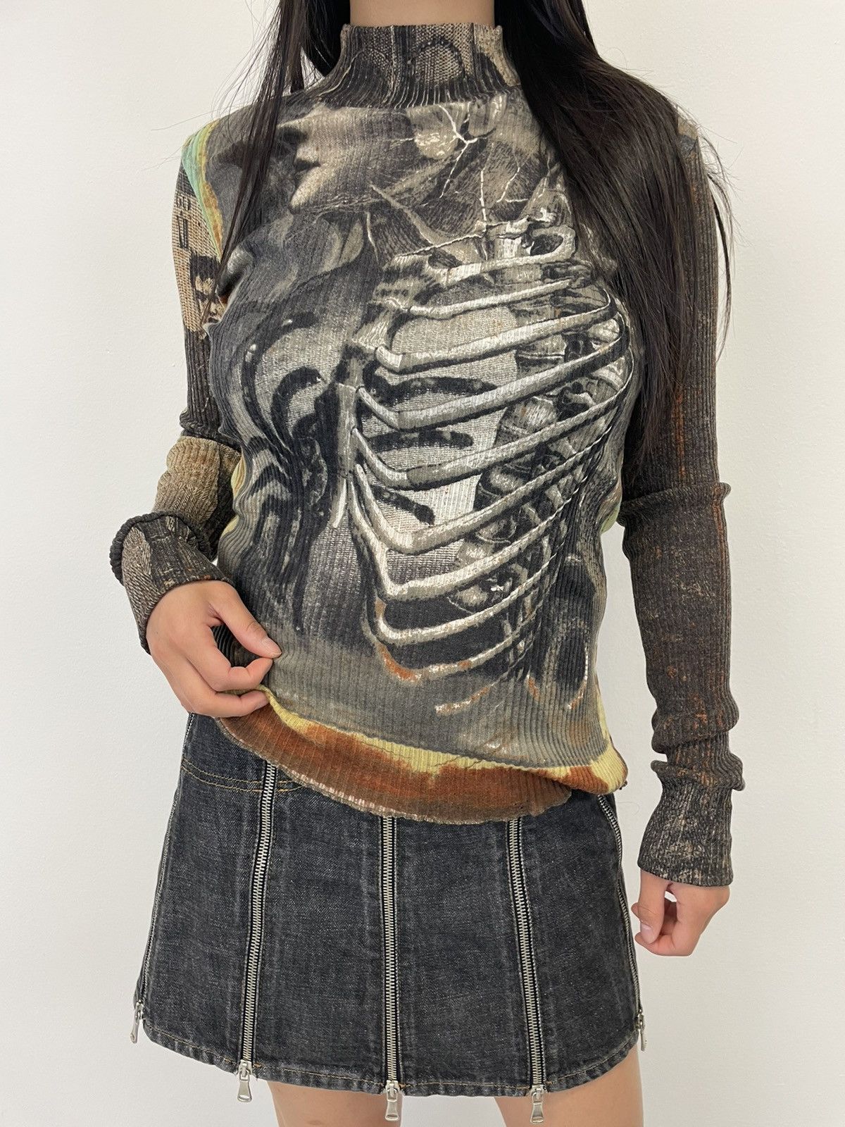 Jean Paul Gaultier AW 2003 nightmare skeleton spider woman