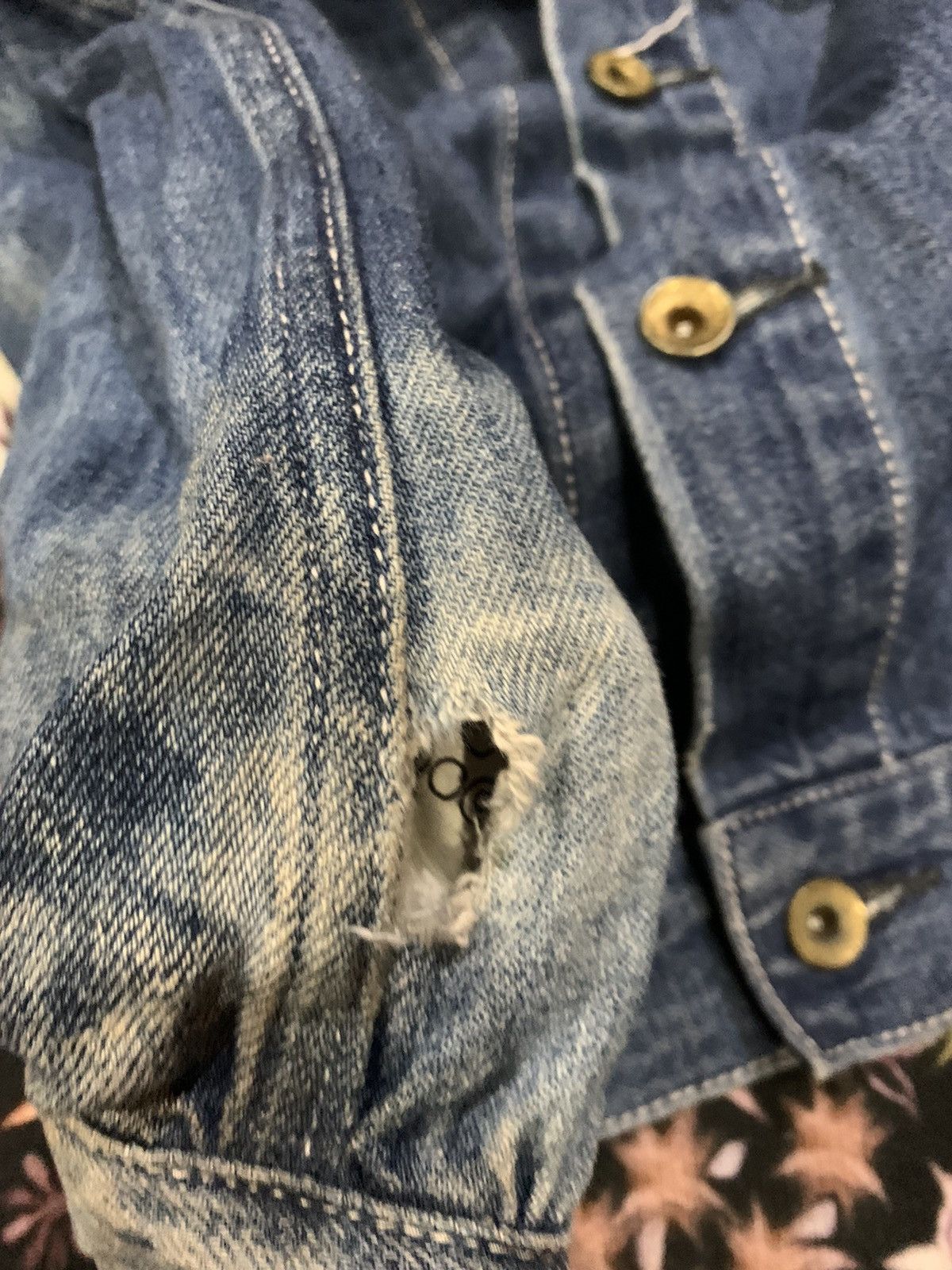 Japanese Brand Rodeo Crowns Denim Hoodie Jacket Size US M / EU 48-50 / 2 - 8 Thumbnail