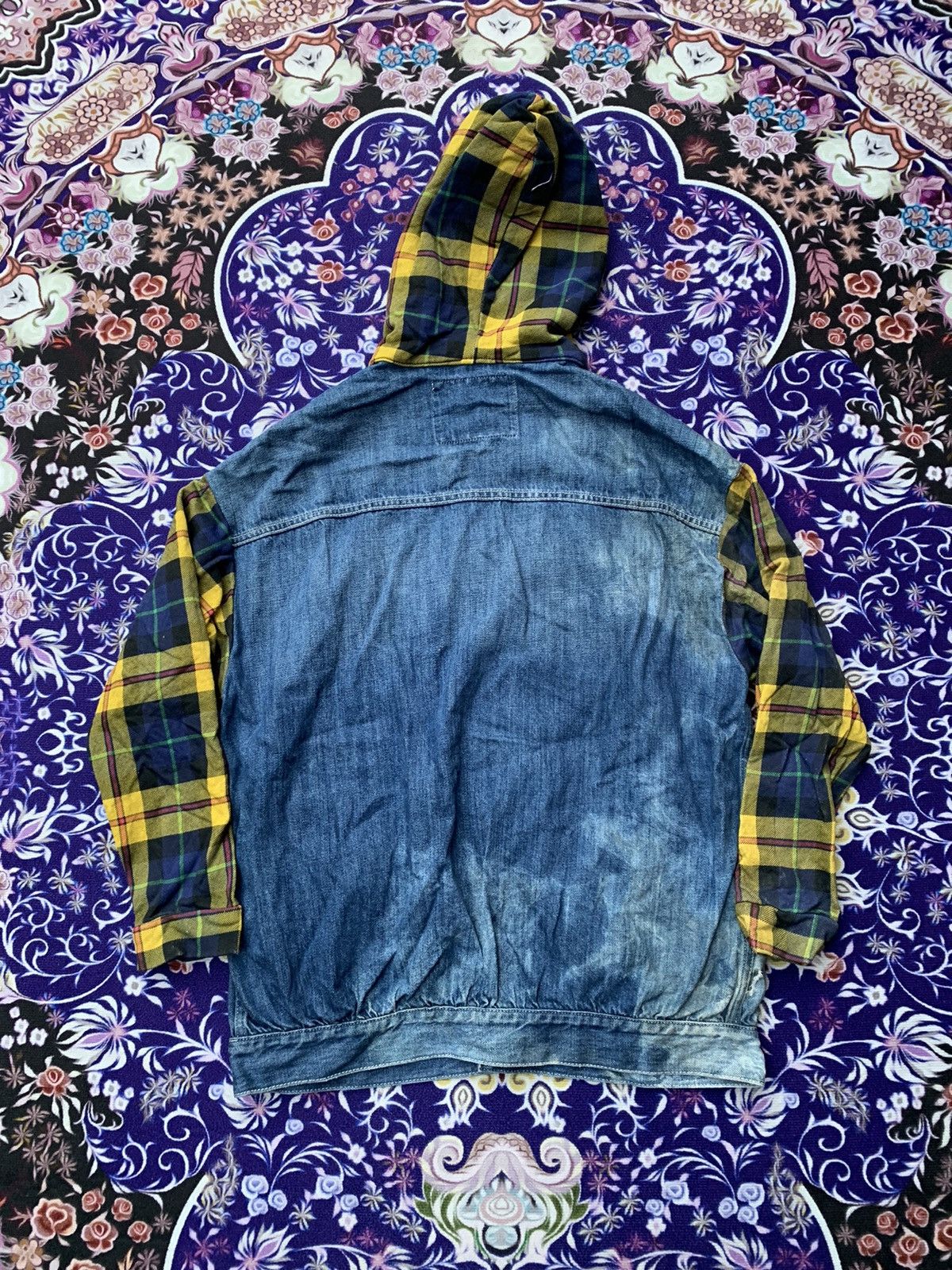 Japanese Brand Rodeo Crowns Denim Hoodie Jacket Size US M / EU 48-50 / 2 - 6 Thumbnail