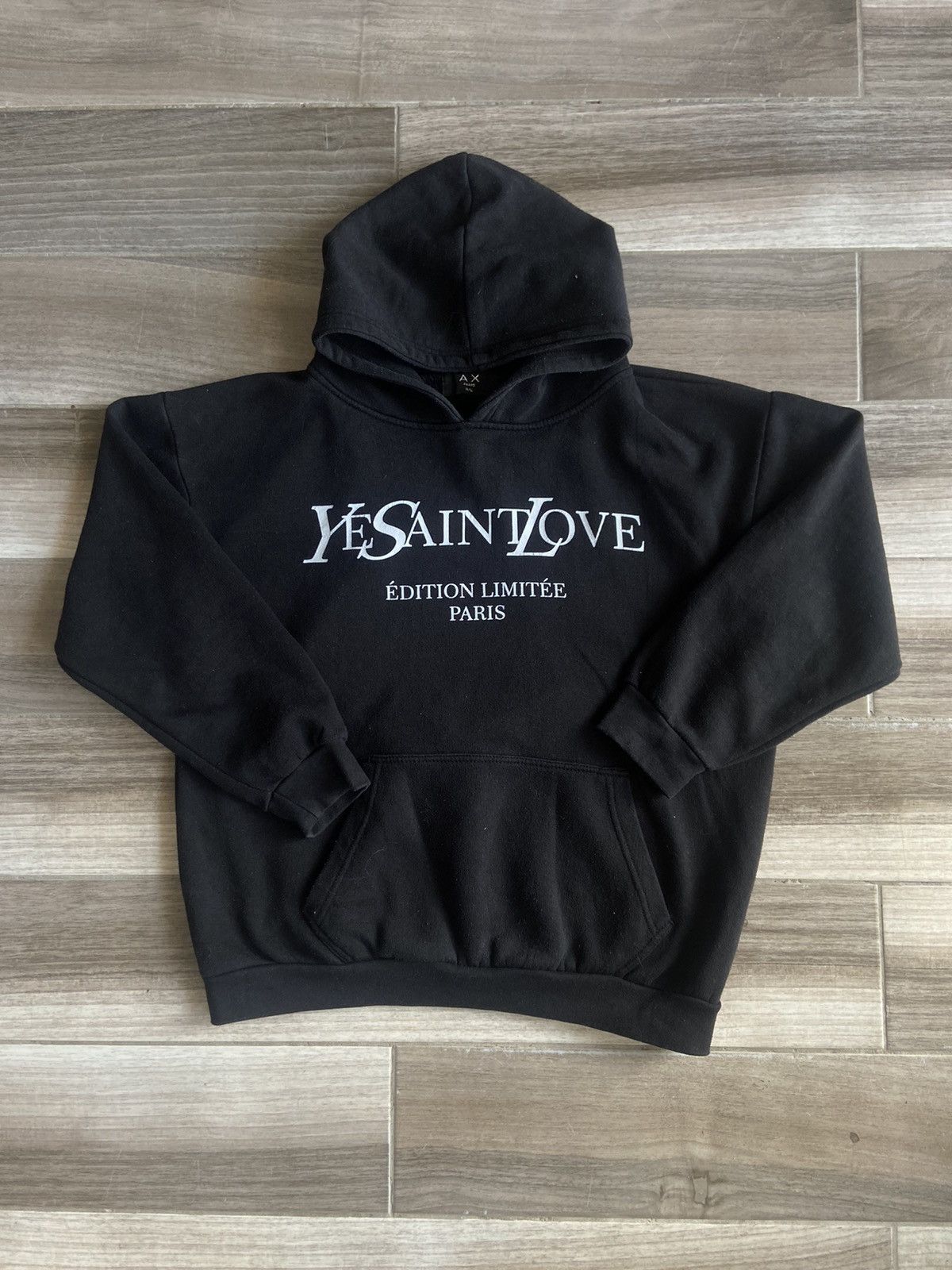 Ye Saint Love Kanye West YE ysl type hoodie boxy