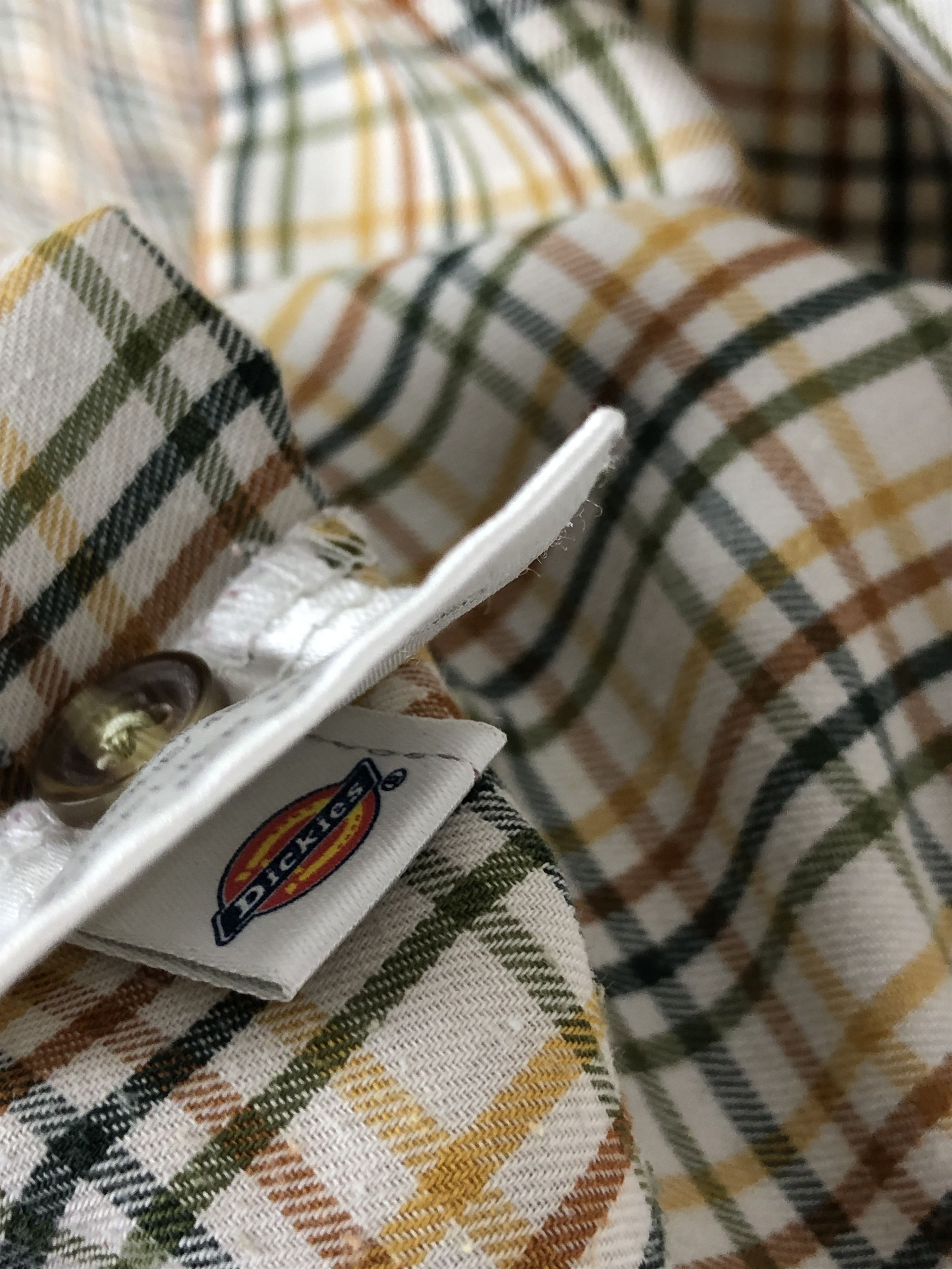 Dickies Vintage DICKIES Button Up Plaid Pattern Shirt M136 Size US L / EU 52-54 / 3 - 8 Thumbnail