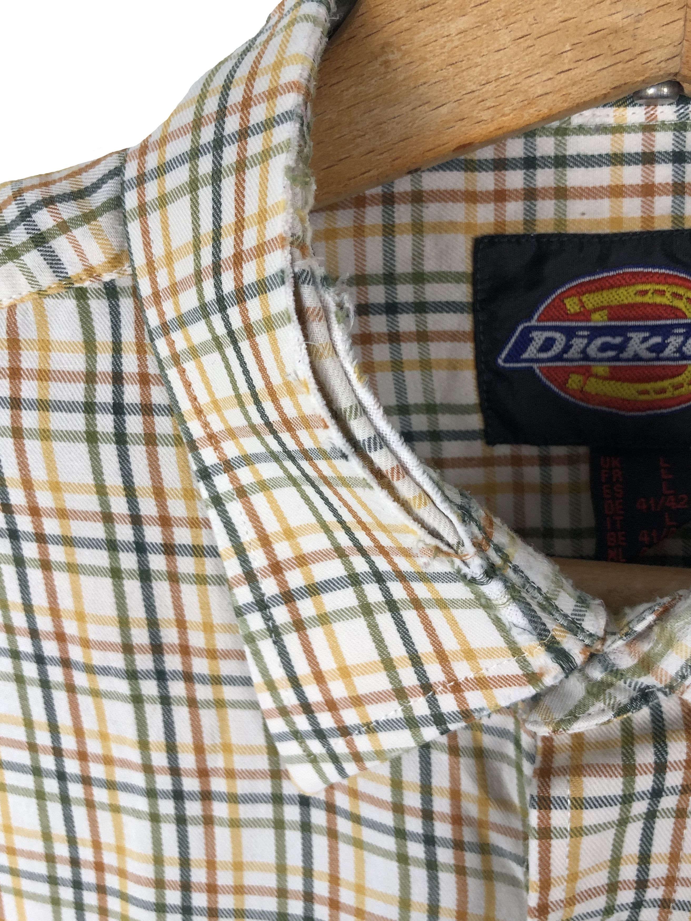 Dickies Vintage DICKIES Button Up Plaid Pattern Shirt M136 Size US L / EU 52-54 / 3 - 10 Thumbnail