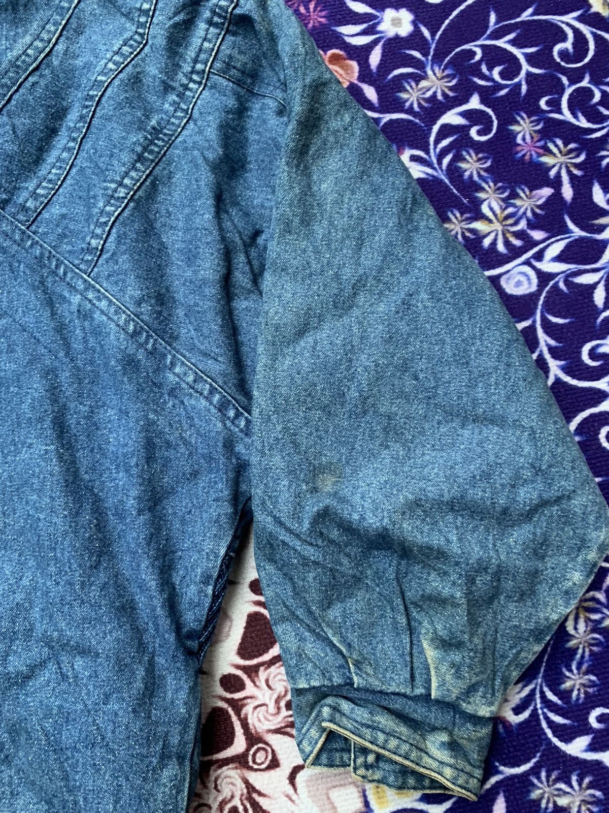 Japanese Brand Vintage Rare Ajax Tires Denim Jacket by Bobson Size US M / EU 48-50 / 2 - 5 Thumbnail