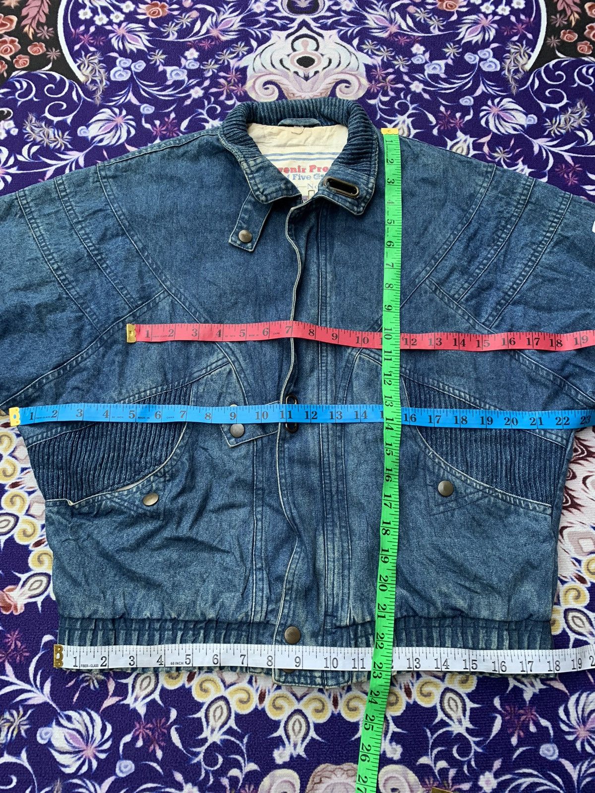 Japanese Brand Vintage Rare Ajax Tires Denim Jacket by Bobson Size US M / EU 48-50 / 2 - 6 Thumbnail