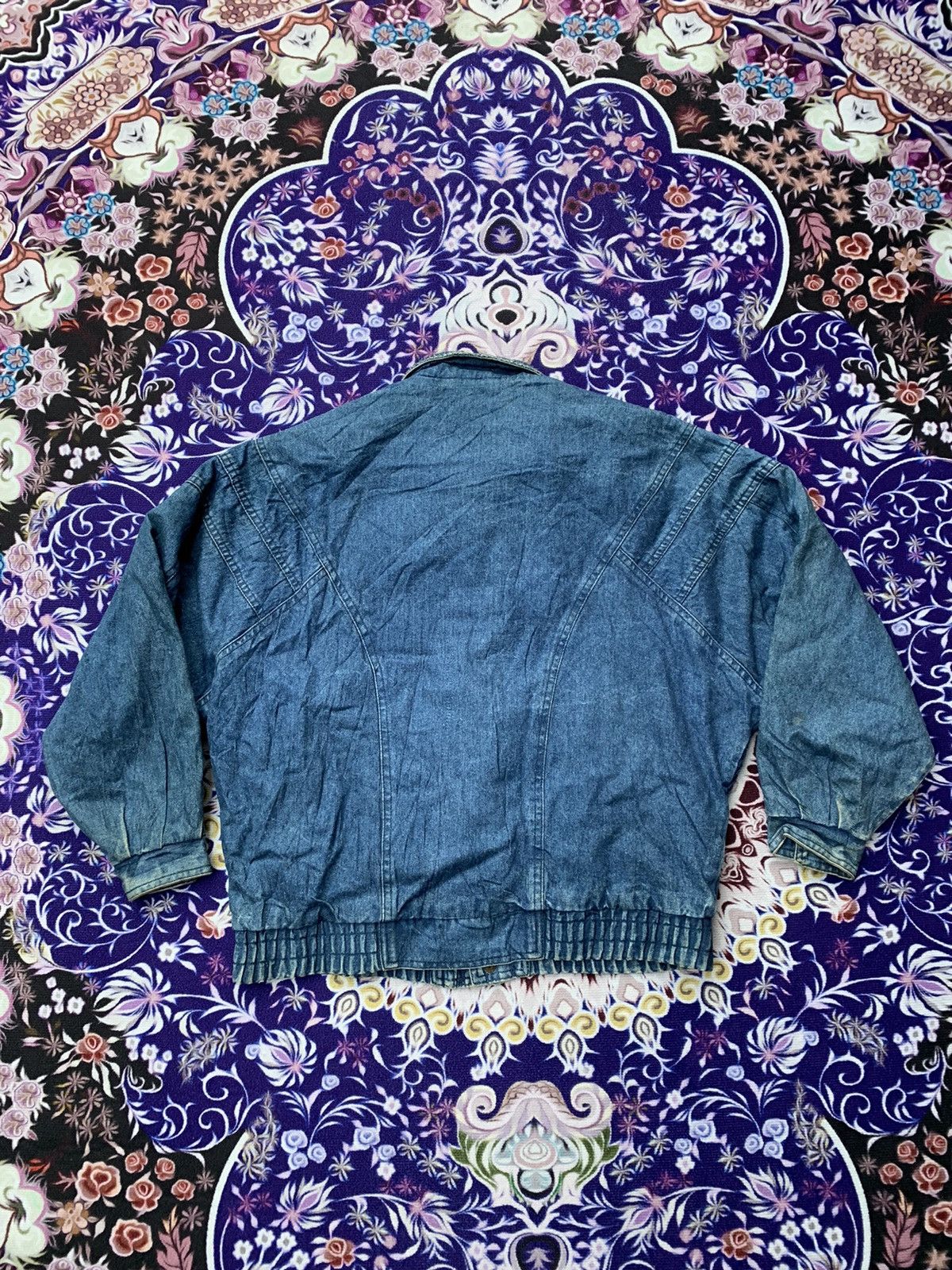 Japanese Brand Vintage Rare Ajax Tires Denim Jacket by Bobson Size US M / EU 48-50 / 2 - 4 Thumbnail