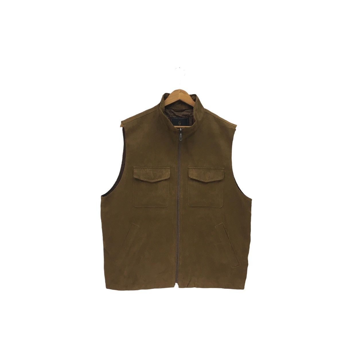 Vintage Gianni Valentino Leather Vest Jacket
