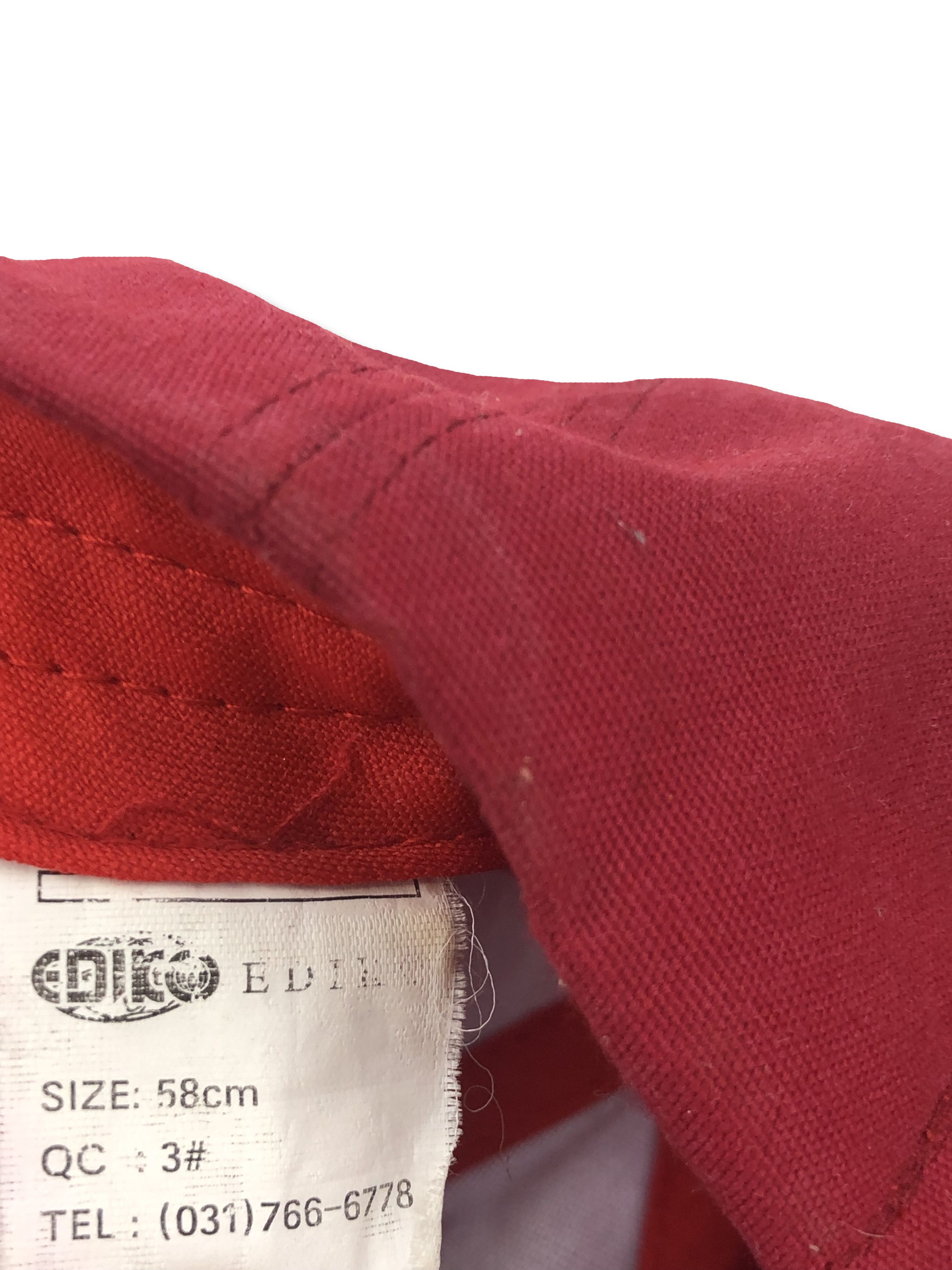 Hat Club Vintage EDICO SPORT Red Custom Cap Y2k M266 Size ONE SIZE - 7 Thumbnail