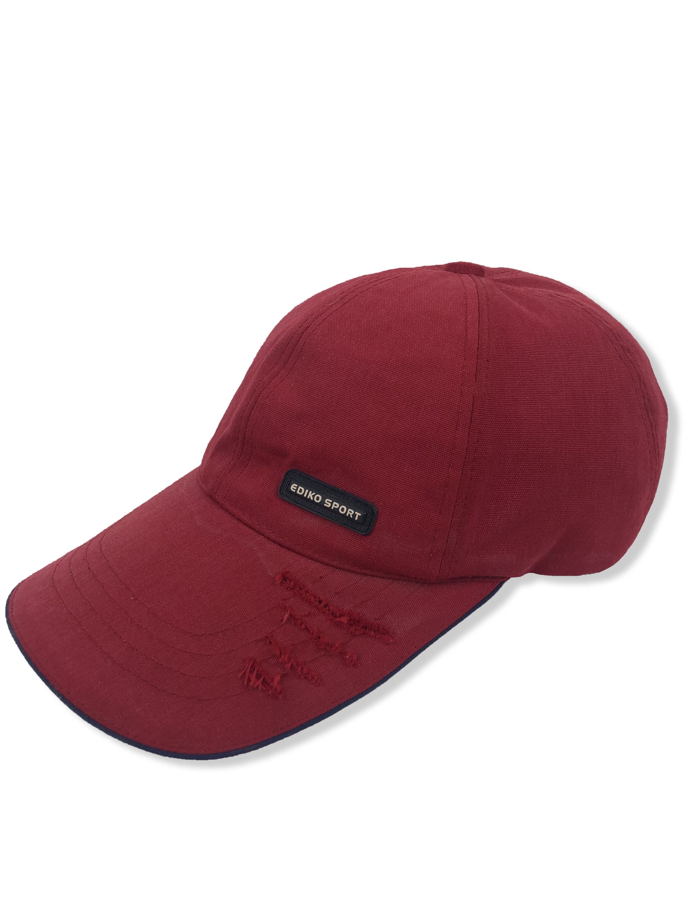 Hat Club Vintage EDICO SPORT Red Custom Cap Y2k M266 Size ONE SIZE - 3 Thumbnail