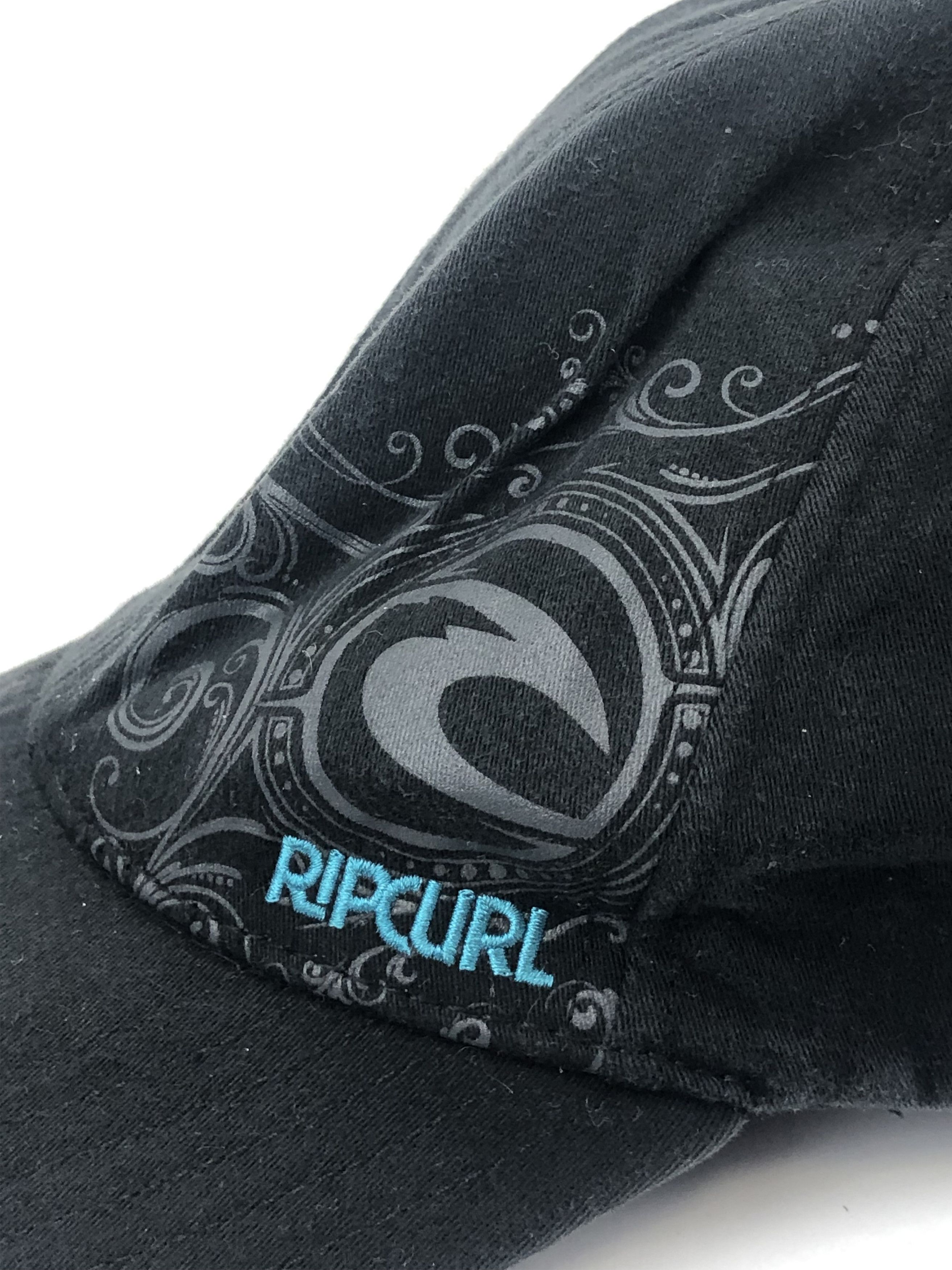 Ripcurl Vintage RIPCURL Black Y2K Cap M267 Size ONE SIZE - 4 Thumbnail