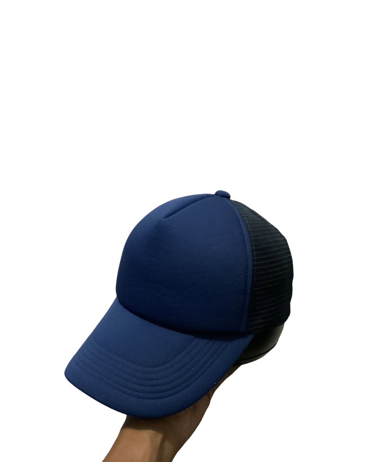 image of Archival Clothing x Trucker Hat Vintage Tultex Usa Plain Trucker Hat in Blue, Men's