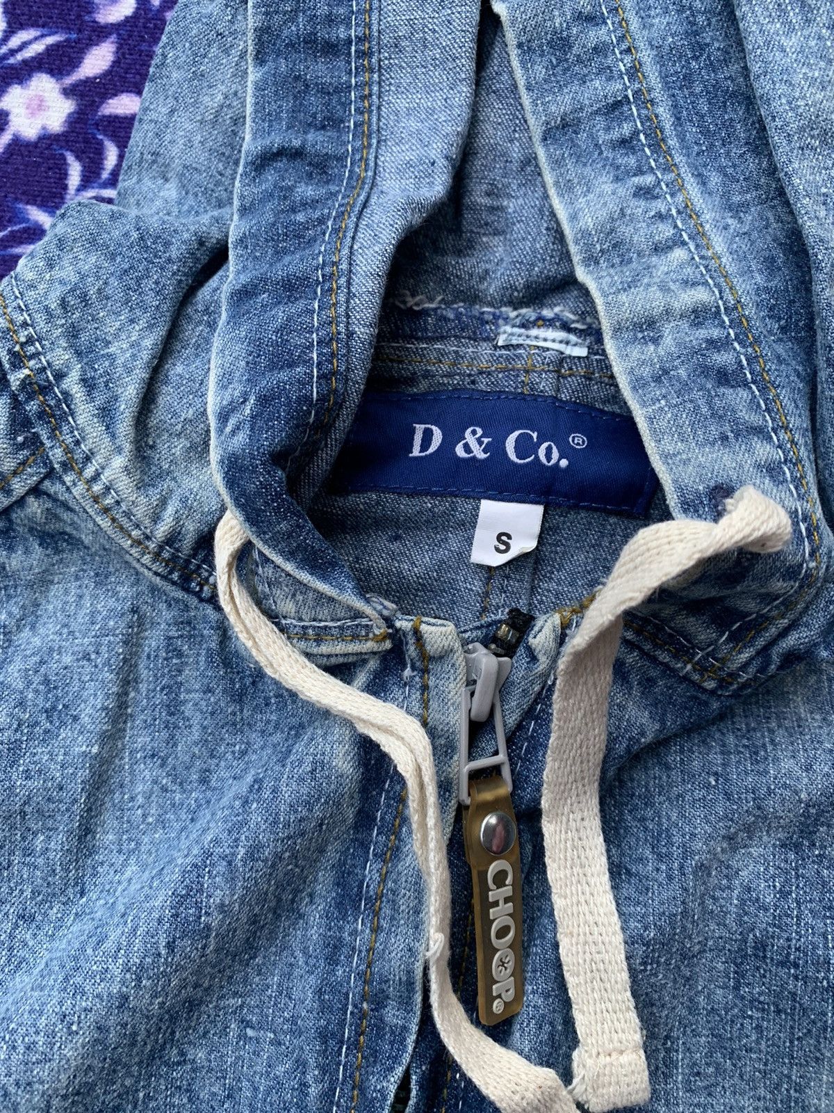 Denim & Co. D & Co. Denim Hoodie Jacket Size US S / EU 44-46 / 1 - 2 Thumbnail