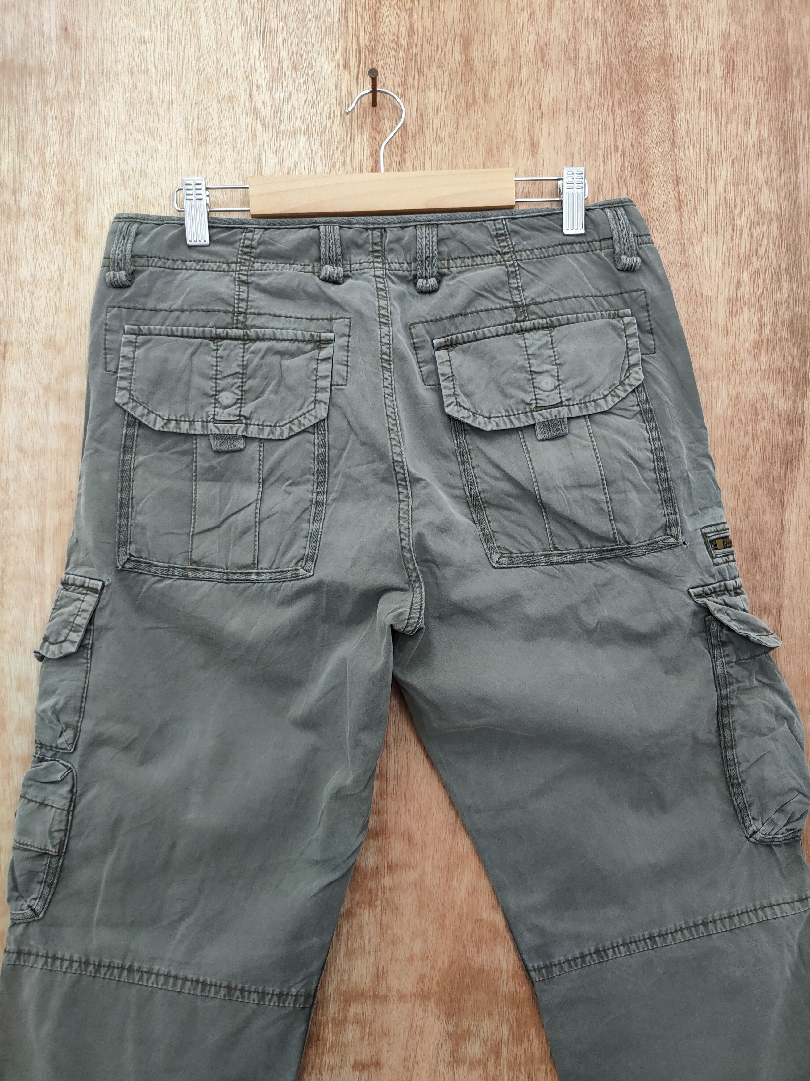 Japanese Brand uniqlo japan faded like balmain cargo pants #46-050DLL Size US 32 / EU 48 - 8 Thumbnail