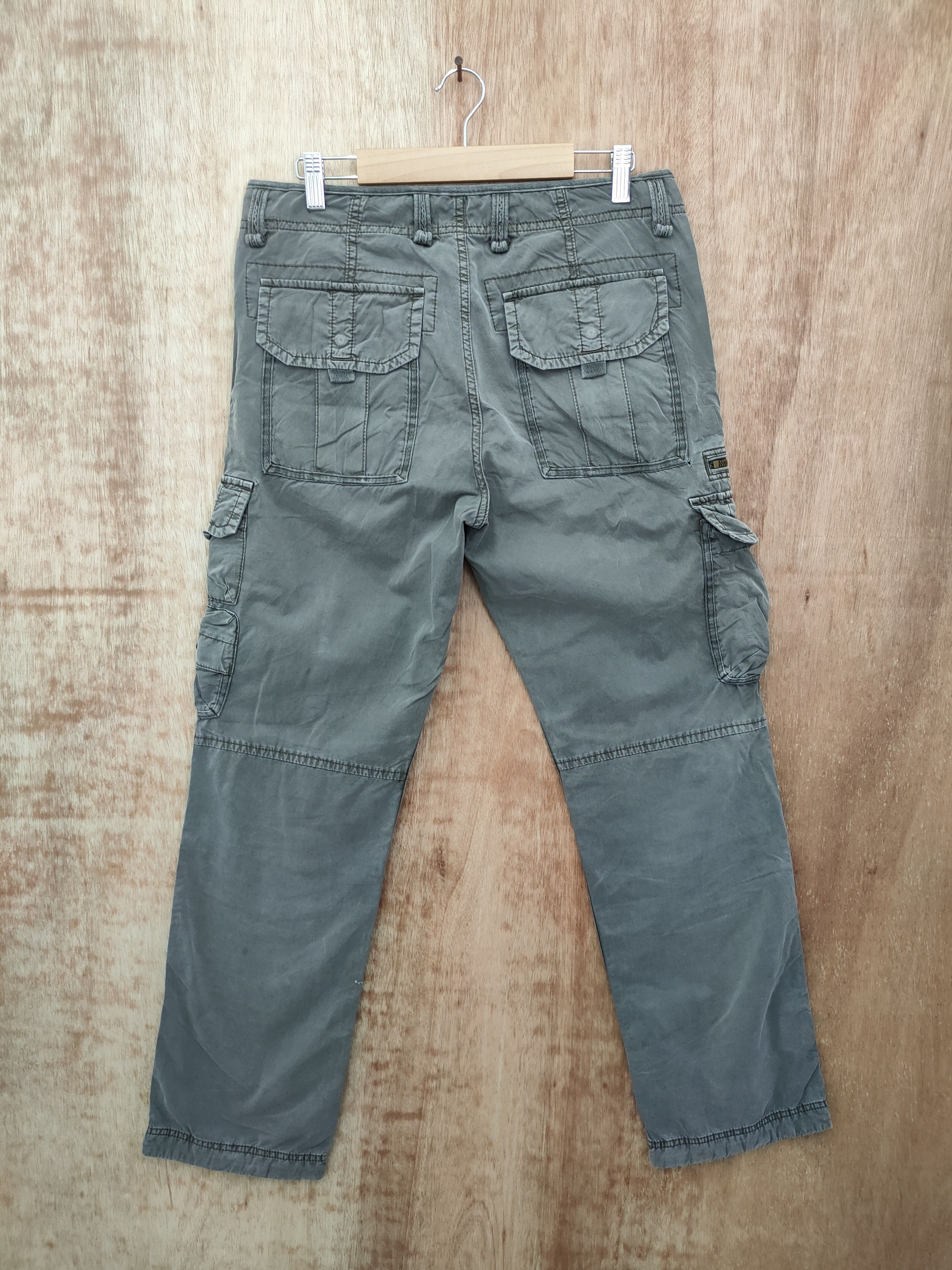 Japanese Brand uniqlo japan faded like balmain cargo pants #46-050DLL Size US 32 / EU 48 - 5 Thumbnail