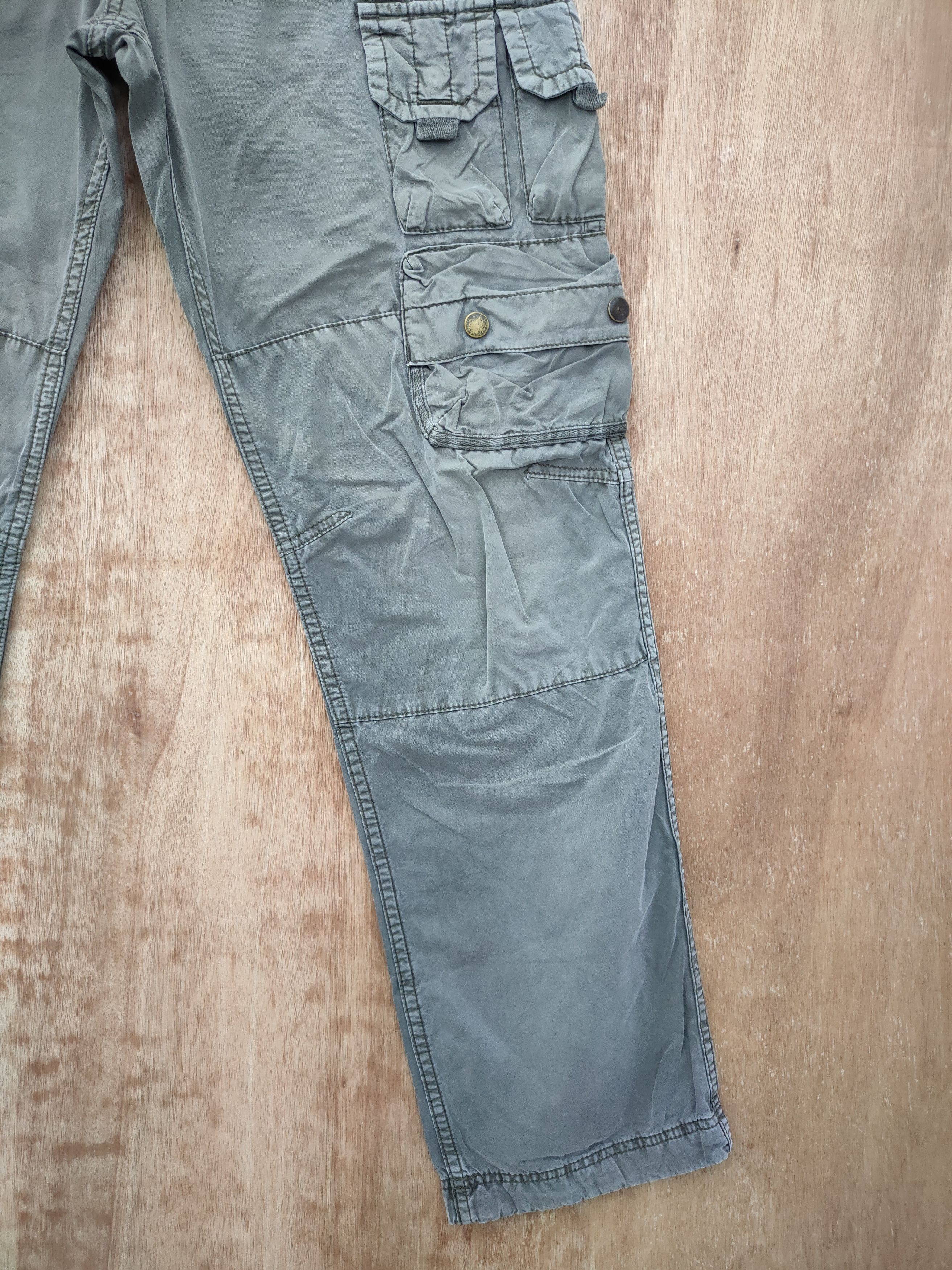 Japanese Brand uniqlo japan faded like balmain cargo pants #46-050DLL Size US 32 / EU 48 - 3 Thumbnail