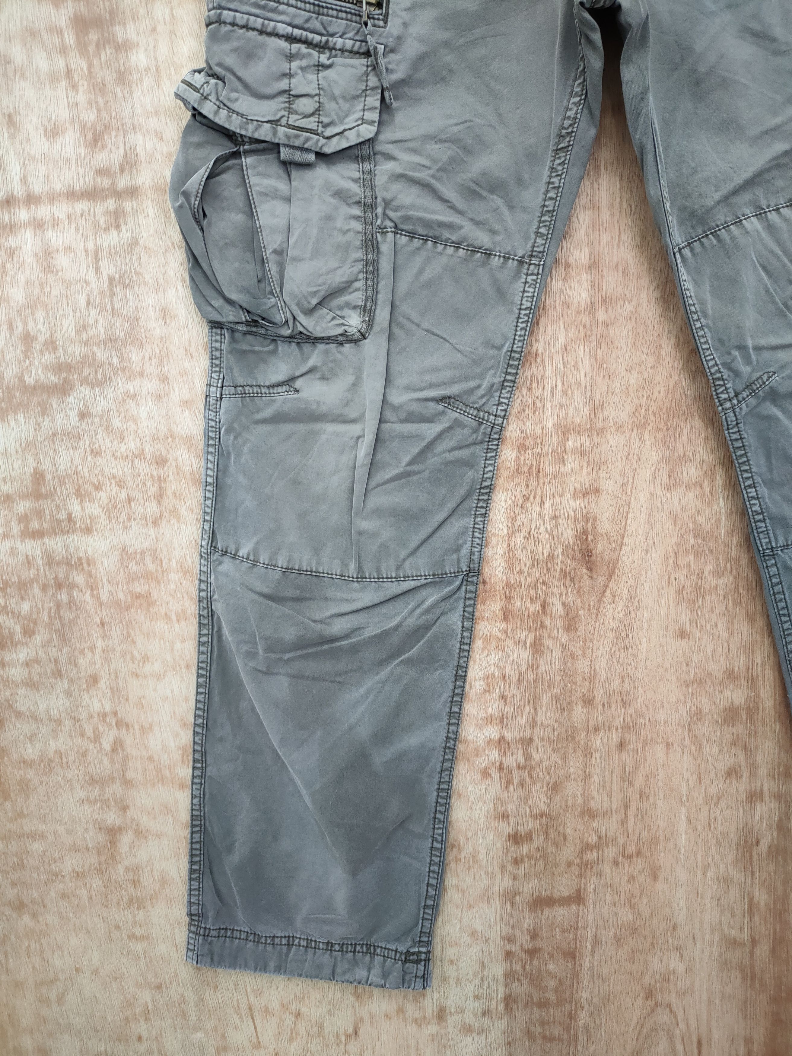 Japanese Brand uniqlo japan faded like balmain cargo pants #46-050DLL Size US 32 / EU 48 - 2 Thumbnail