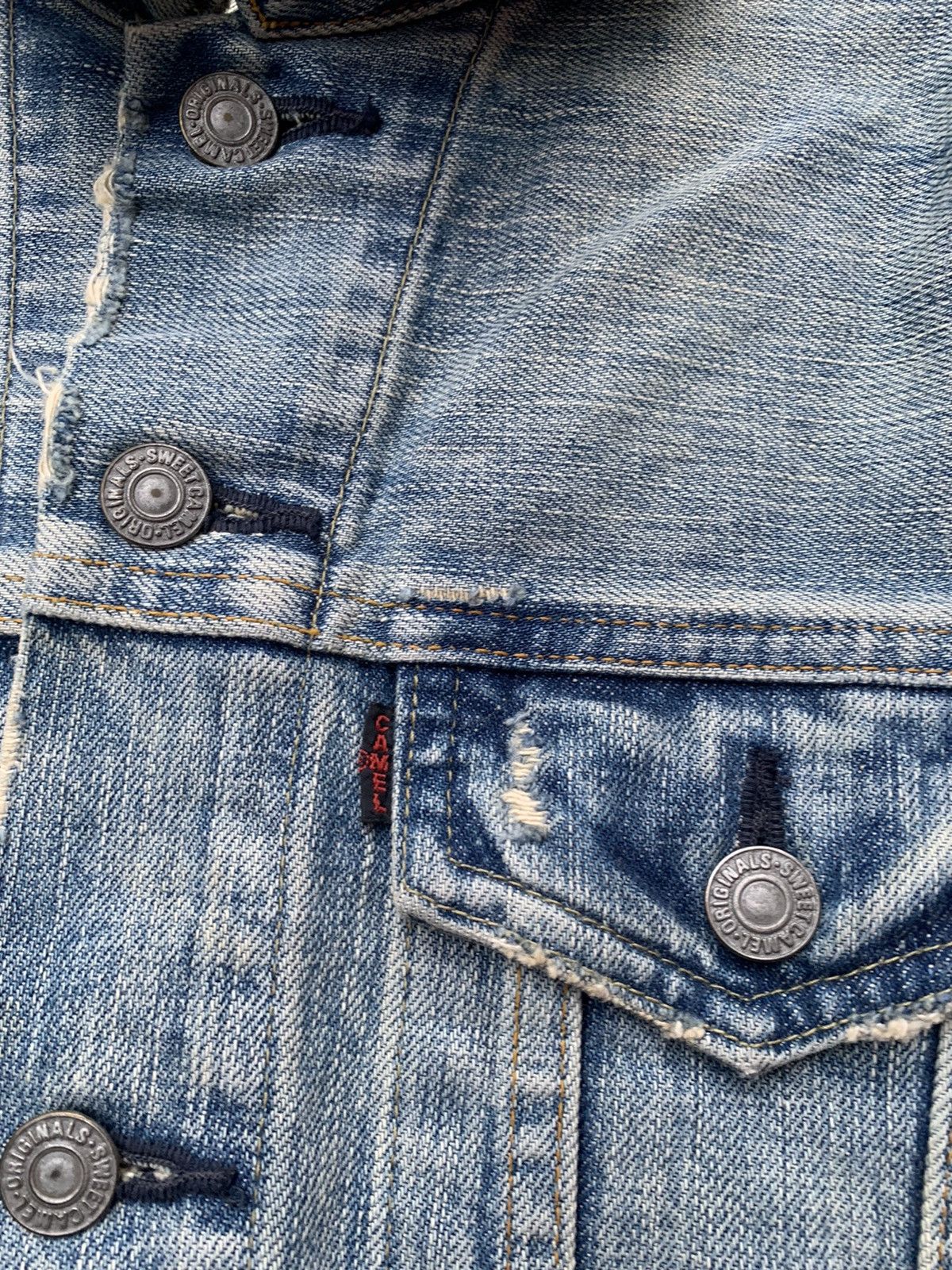 Japanese Brand Vintage Street Camel Denim Jacket Size US M / EU 48-50 / 2 - 5 Thumbnail