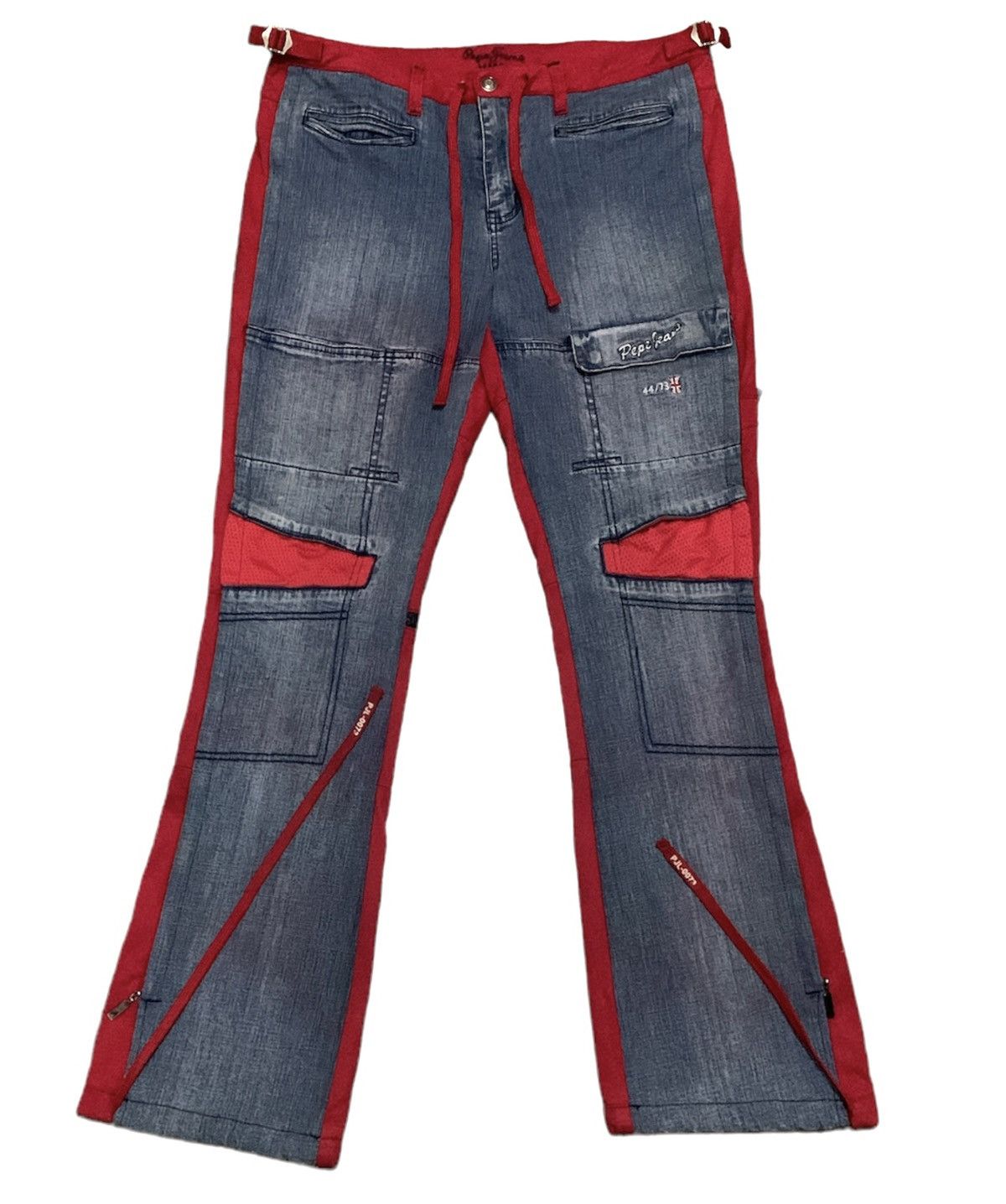 image of If Six Was Nine x Pepe Jeans Design Vintage Pepe Jeans Tactical Flared Denim 2000S, Men's (Size 36)