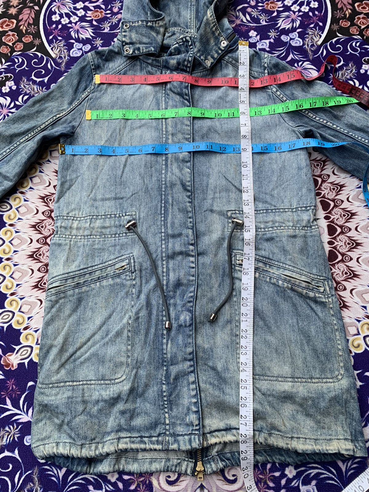 Vicky Davis Vicky Jeansxxx Denim Parka Jacket Size US S / EU 44-46 / 1 - 9 Thumbnail